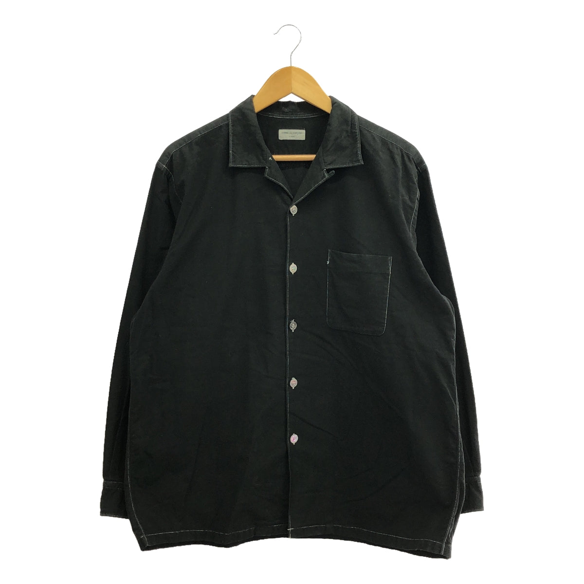 COMME des GARCONS HOMME | AD1998 | Stitch design open collar shirt |