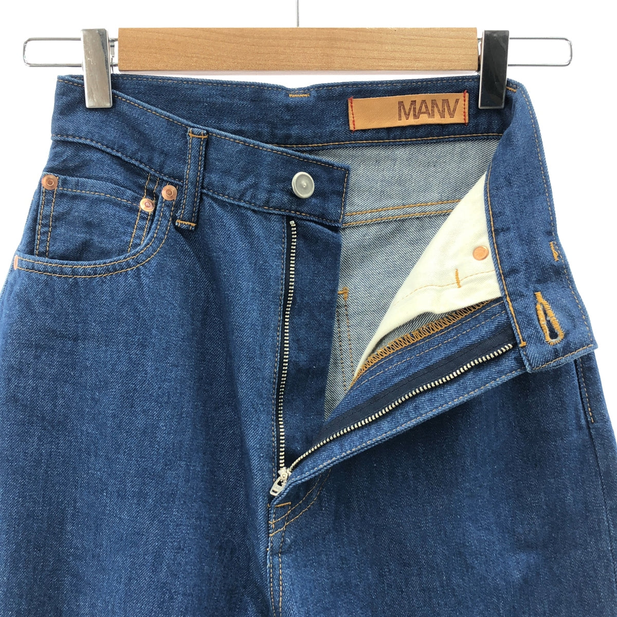 【美品】  M53. / エムゴーサン | NORMA JEAN ハイライズ テーパード デニムパンツ | 0 | インディゴ | レディース