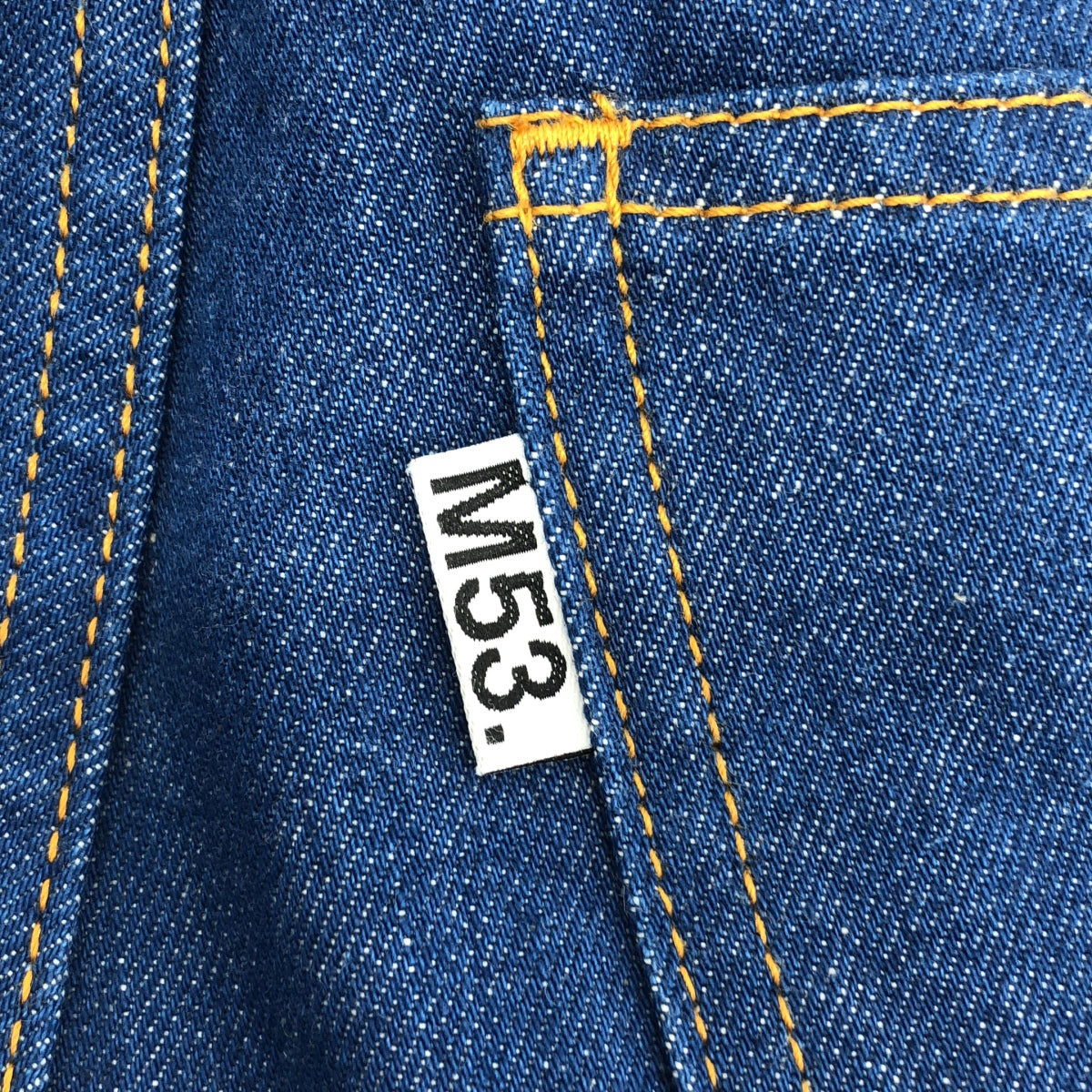 【美品】  M53. / エムゴーサン | NORMA JEAN ハイライズ テーパード デニムパンツ | 0 | インディゴ | レディース