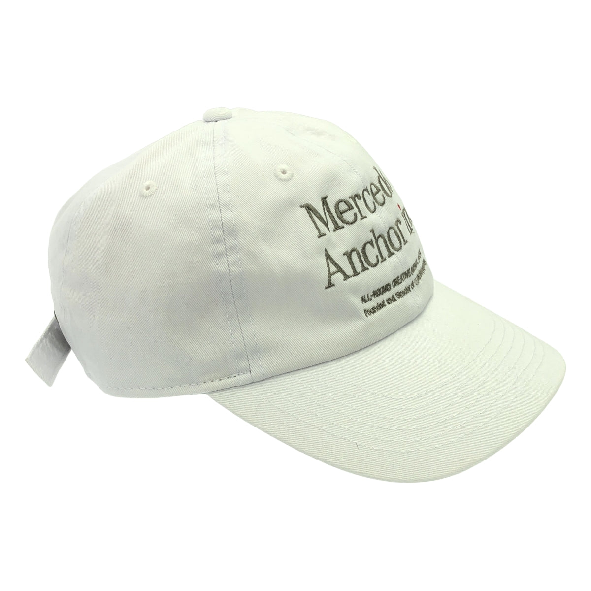 [品相良好] MERCEDES ANCHOR INC. / Mercedes Anchor Ink | 2024 | Valentine Cap Valentine 限量版帽子 | F | 白色 | 男士