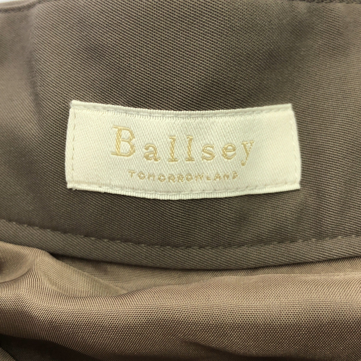 Tomorrowland BALLSEY / トゥモローランドボールジー | タスランツイル タック ボリューム スカート | 36 | グレー | レディース