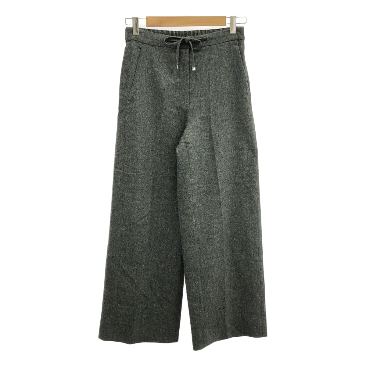 S MAX MARA | 羊毛燙邊寬褲 | 32 | 女款