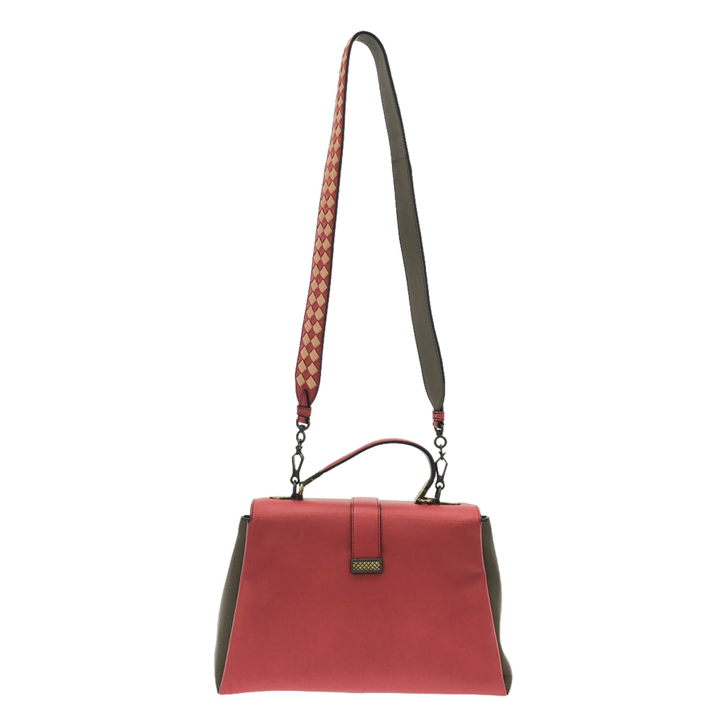 BOTTEGA VENETA | Piazza 中型包 |紅色/粉紅色/棕色 |女性的