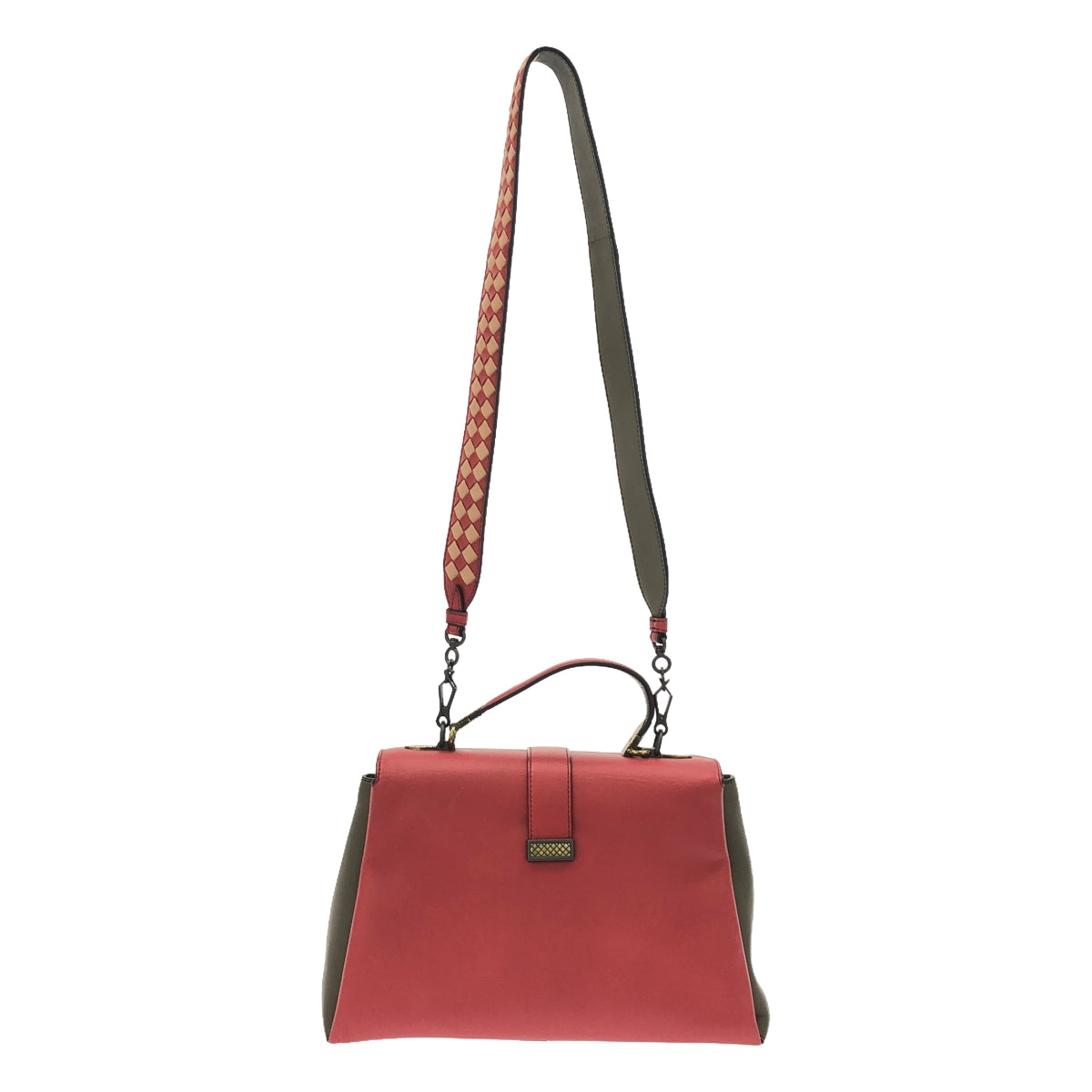 BOTTEGA VENETA | Piazza Medium Bag | Red/Pink/Brown | Women's