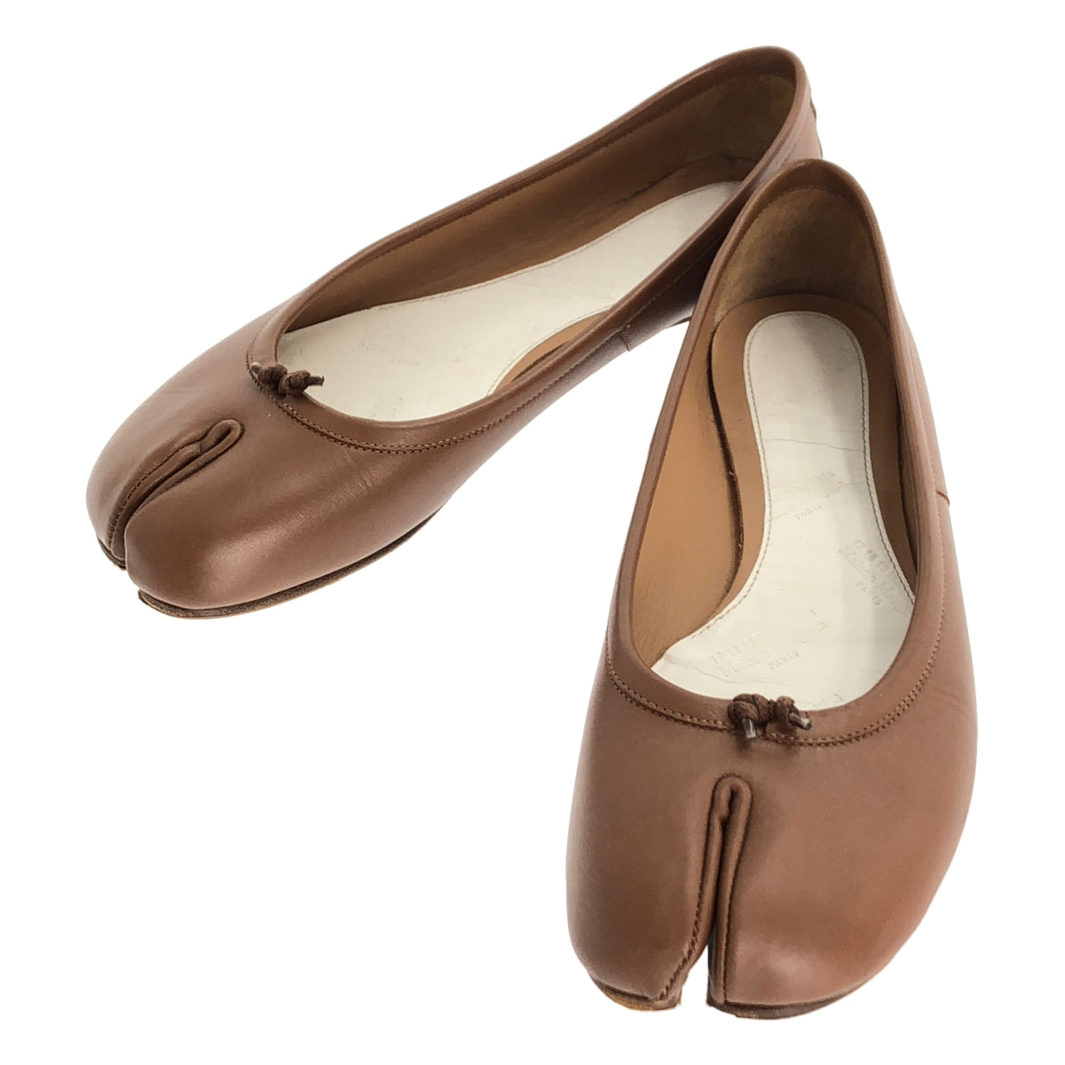 Maison Margiela / メゾンマルジェラ | tabi / タビ レザー バレエシューズ 足袋 | 36 1/2 | レディース