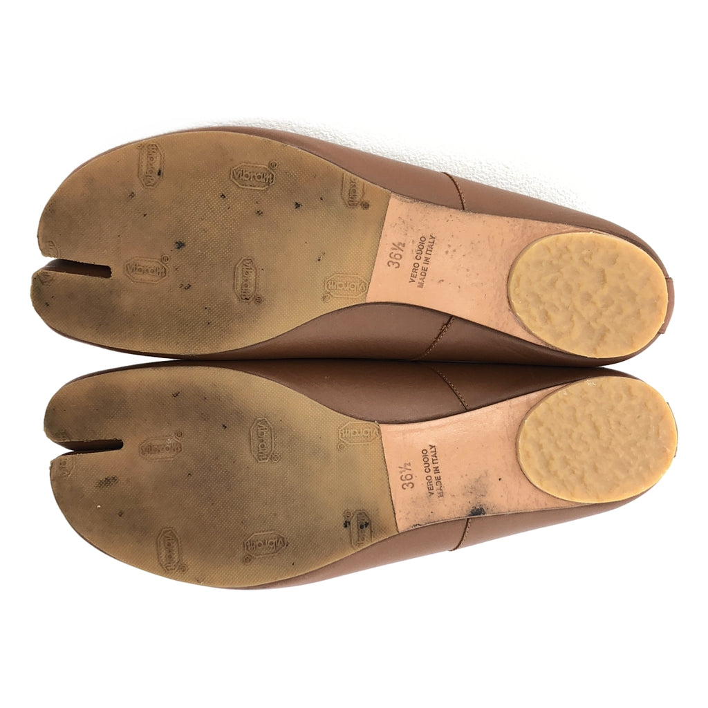 Maison Margiela / メゾンマルジェラ | tabi / タビ レザー バレエシューズ 足袋 | 36 1/2 | レディース