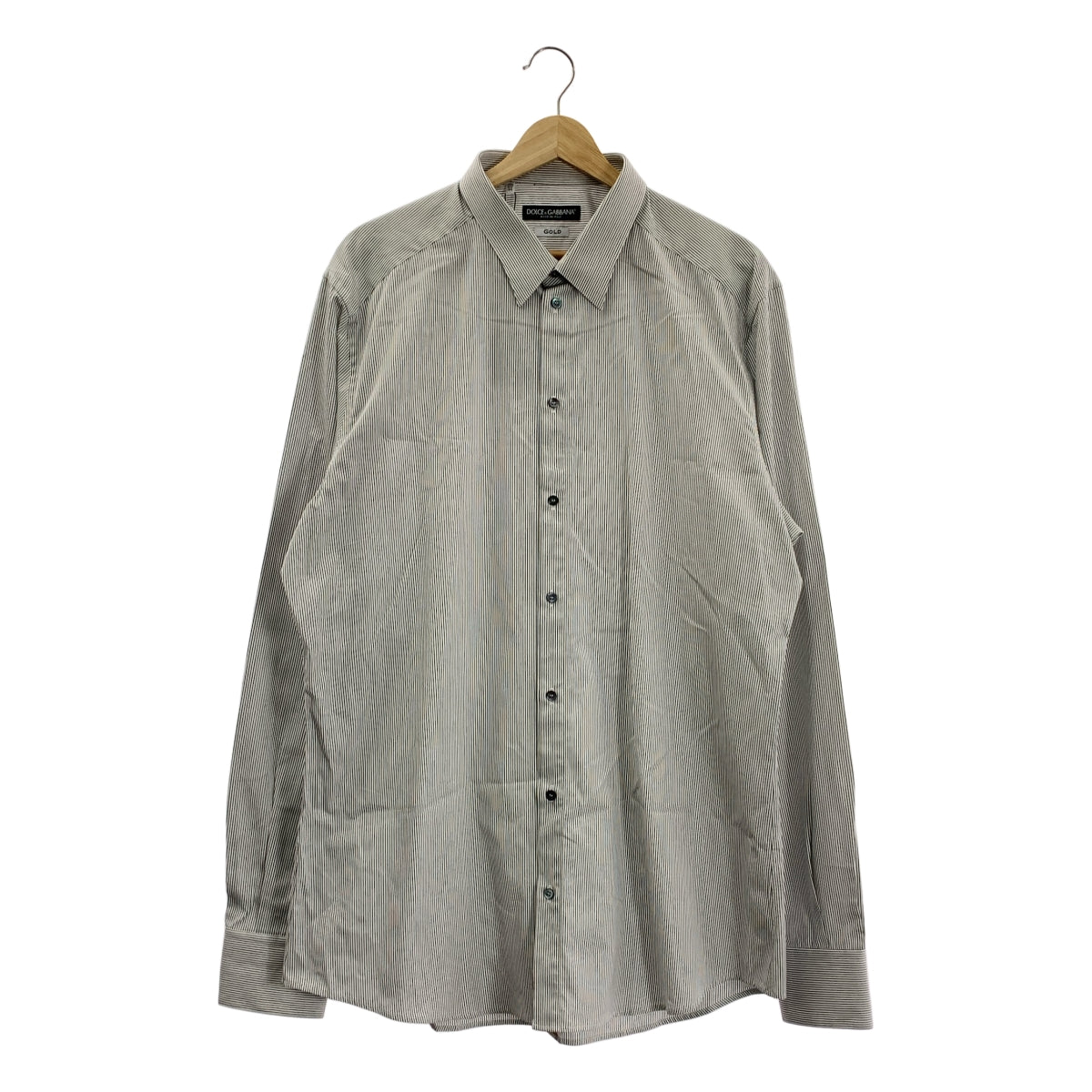 DOLCE＆GABBANA / ドルチェ＆ガッバーナドルガバ | GOLD / レギュラー カラー ドレス シャツ | 44 | メンズ
