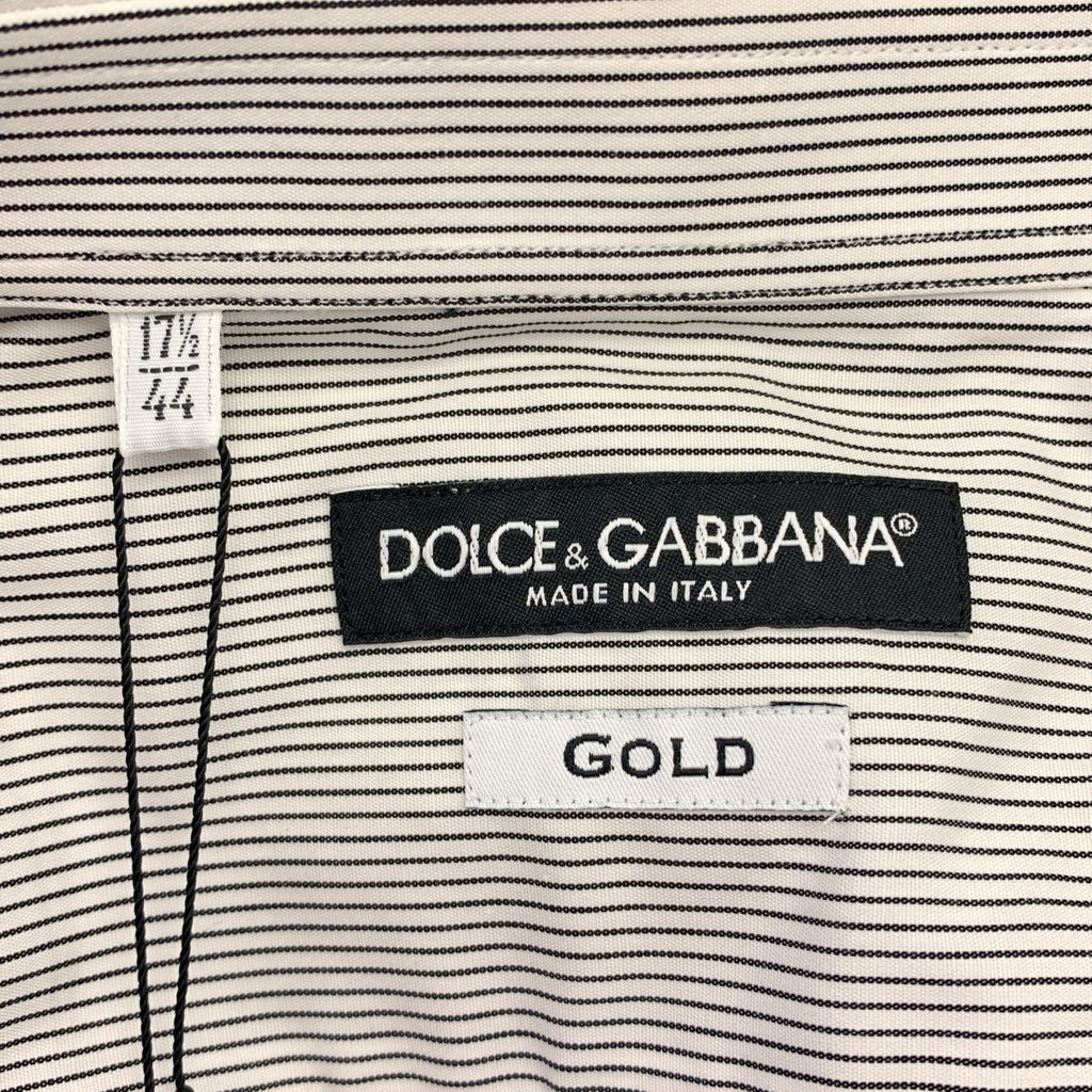 DOLCE &amp; GABBANA | 金色 | 常規領正裝襯衫 | 尺寸 44 | 男款