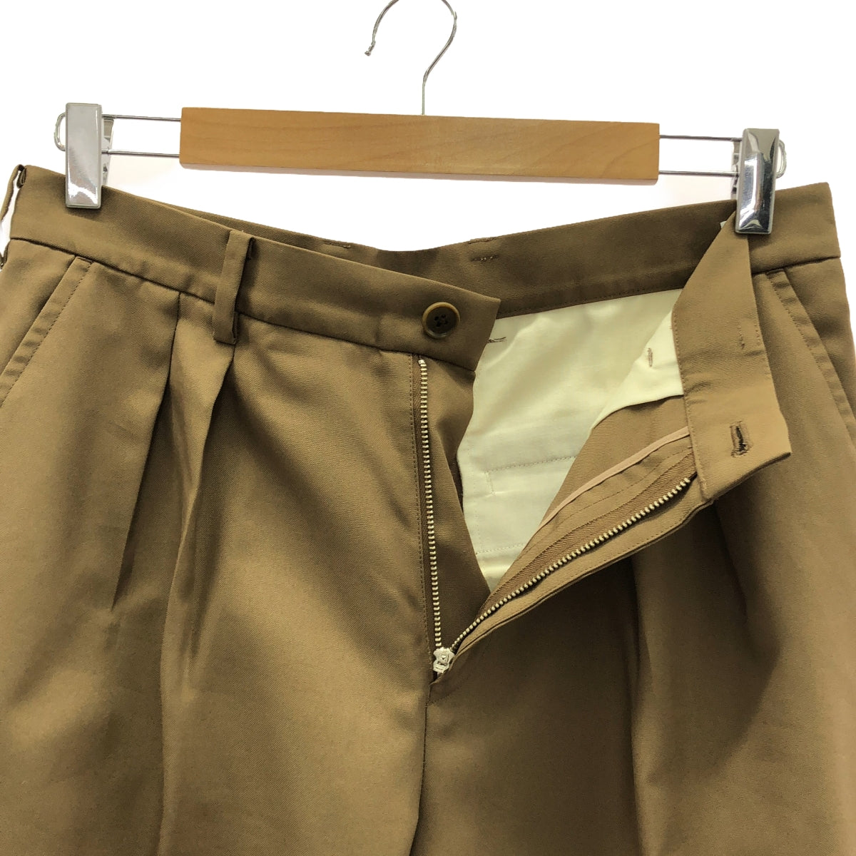 [Good Condition] EN ROUTE / Unroute | Estertro Line 2 Pleated Pants | 2 | Brown | Men's