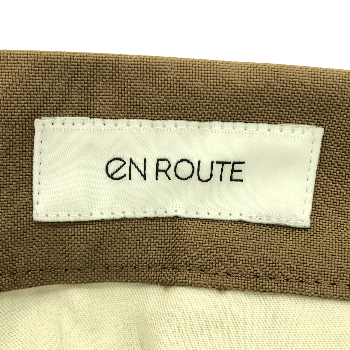 [Good Condition] EN ROUTE / Unroute | Estertro Line 2 Pleated Pants | 2 | Brown | Men's