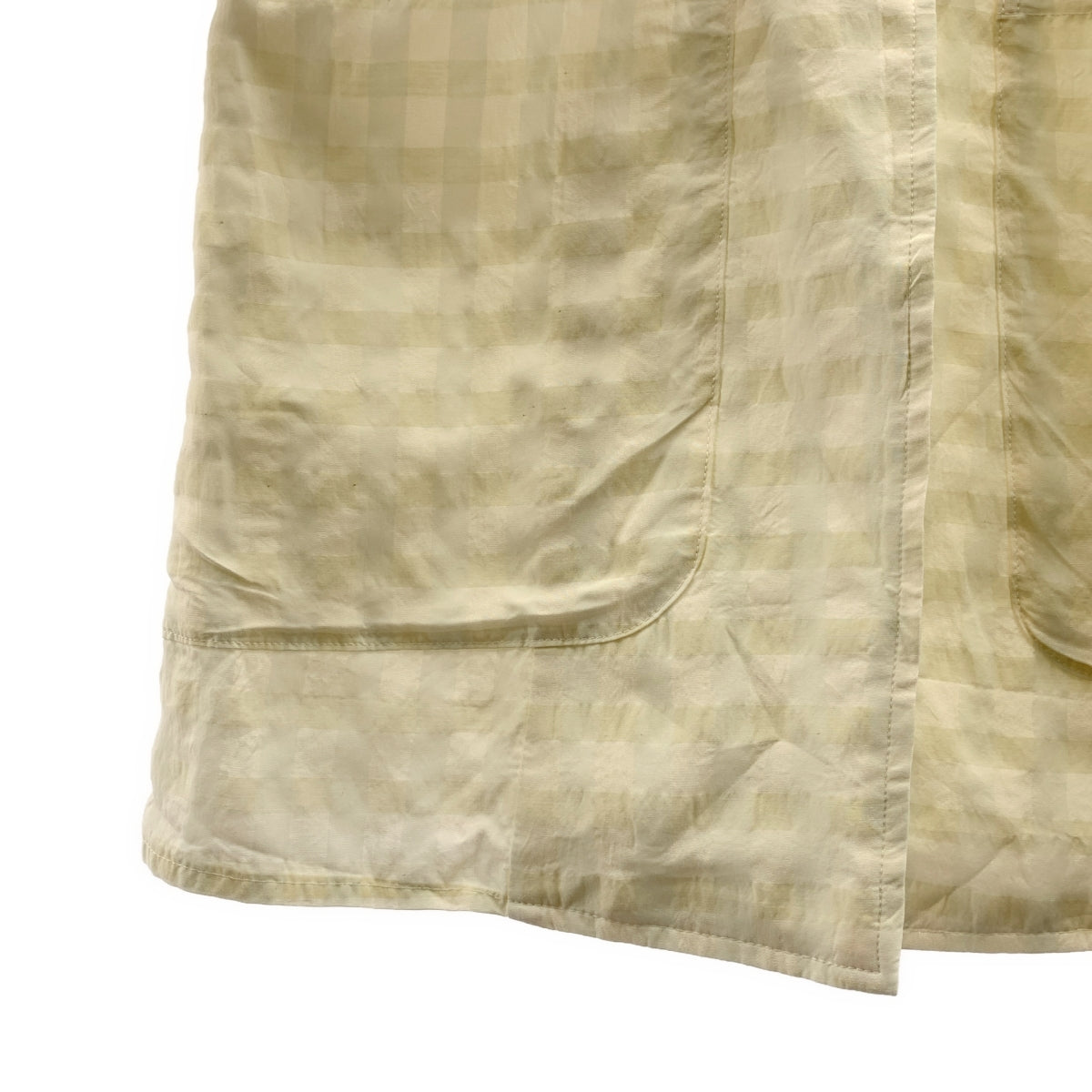 CLANE / クラネ | GINGHAM CHECK DOME SLEEVE SHIRT / ギンガム チェック ドーム スリーブ シャツ ジャケット | 1 | レディース