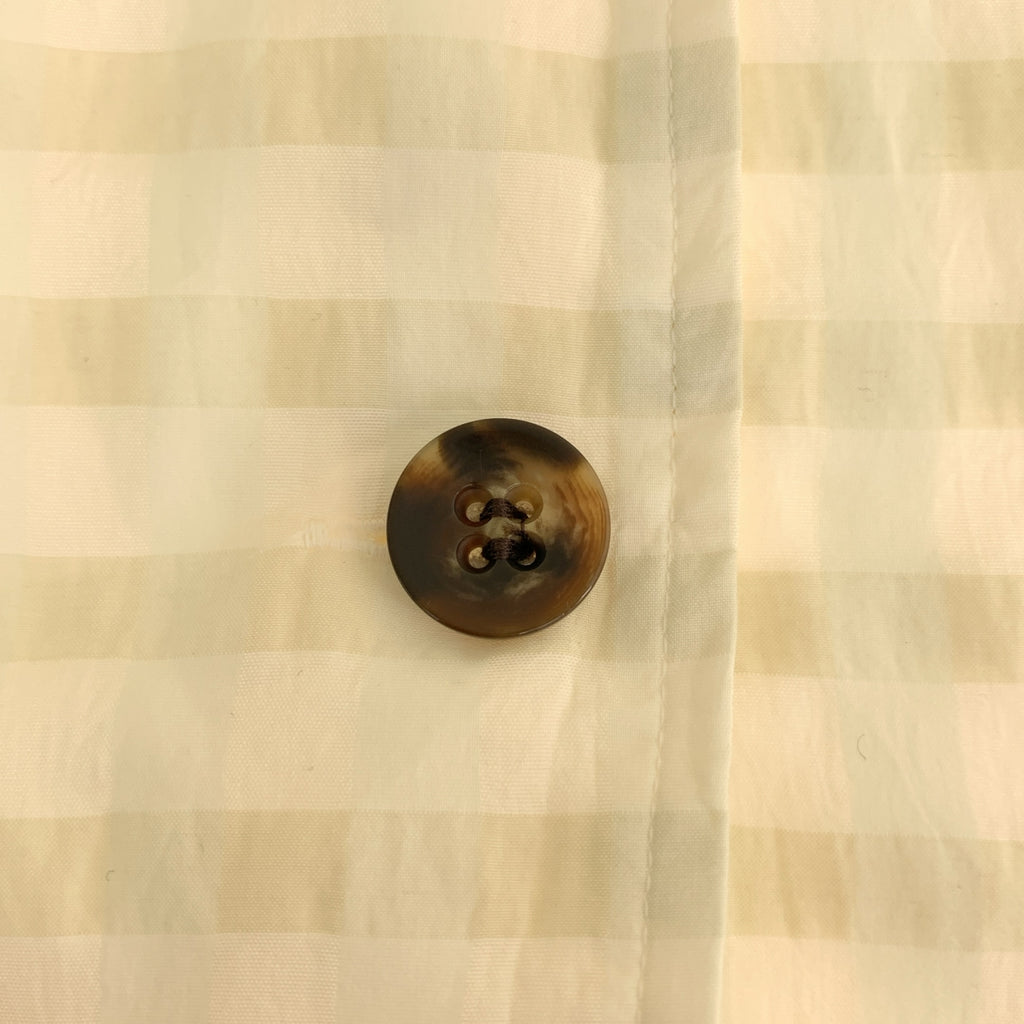 CLANE / クラネ | GINGHAM CHECK DOME SLEEVE SHIRT / ギンガム チェック ドーム スリーブ シャツ ジャケット | 1 | レディース