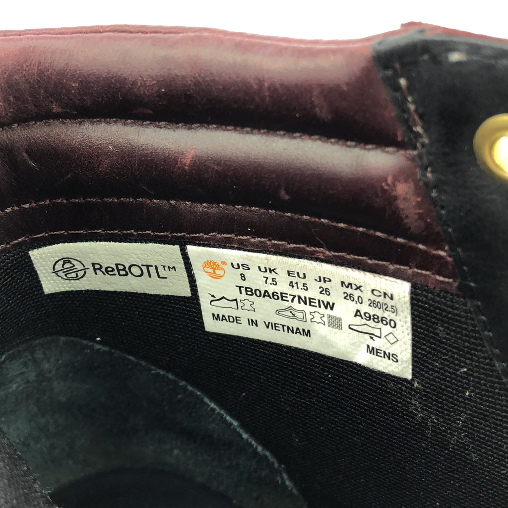 TIMBERLAND / ティンバーランド | andreM hoffwann別注 7EYE CLASSIC LUG セブンアイクラシックラグ ブーツ | 26 | バーガンディー | メンズ
