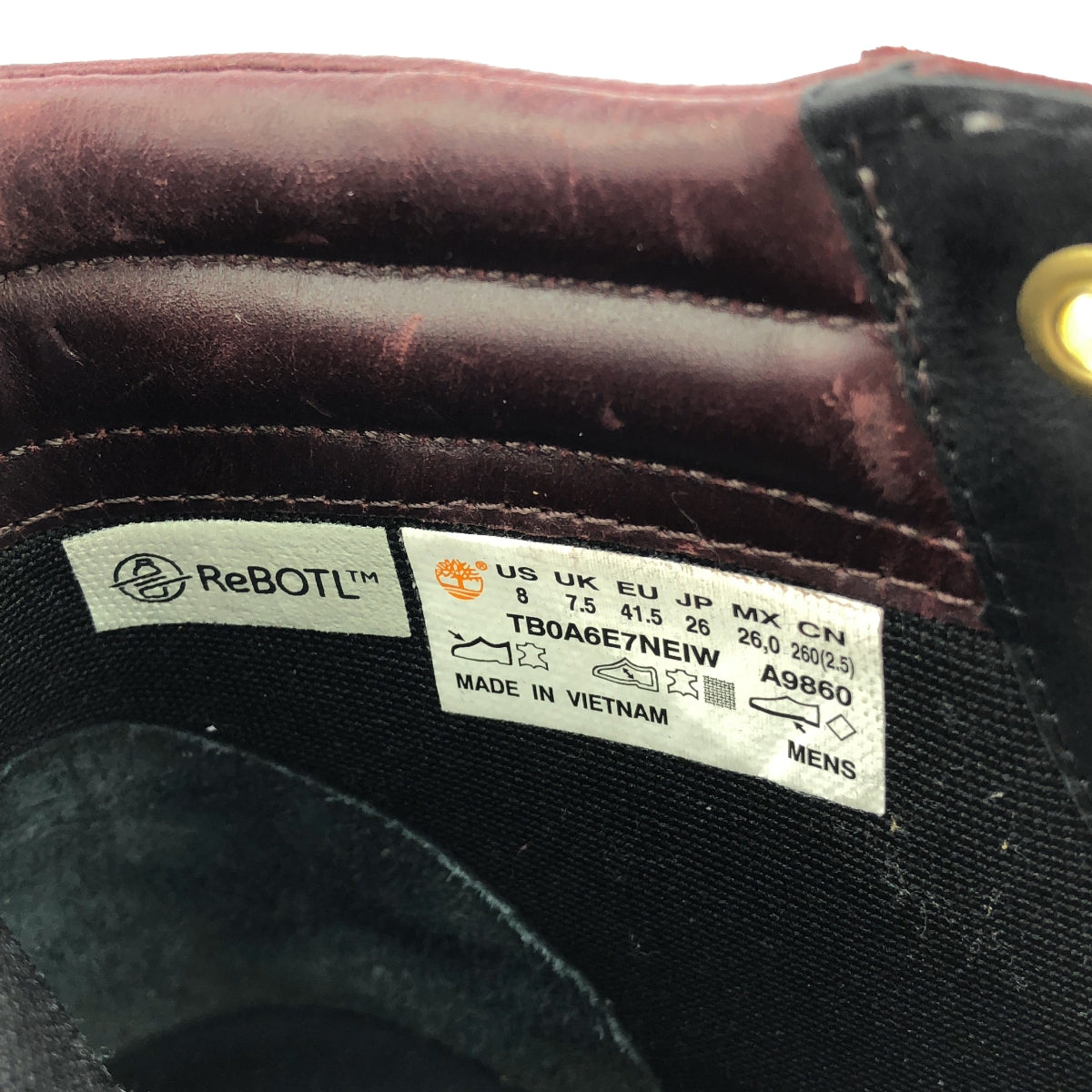 TIMBERLAND / ティンバーランド | andreM hoffwann別注 7EYE CLASSIC LUG セブンアイクラシックラグ ブーツ | 26 | バーガンディー | メンズ