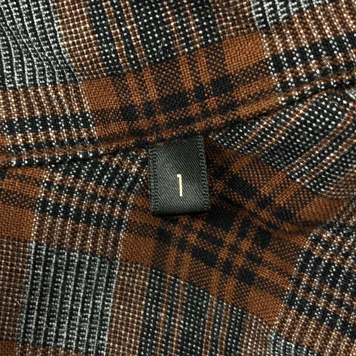 COMOLI | 格紋人造絲開領襯衫 | 1 |