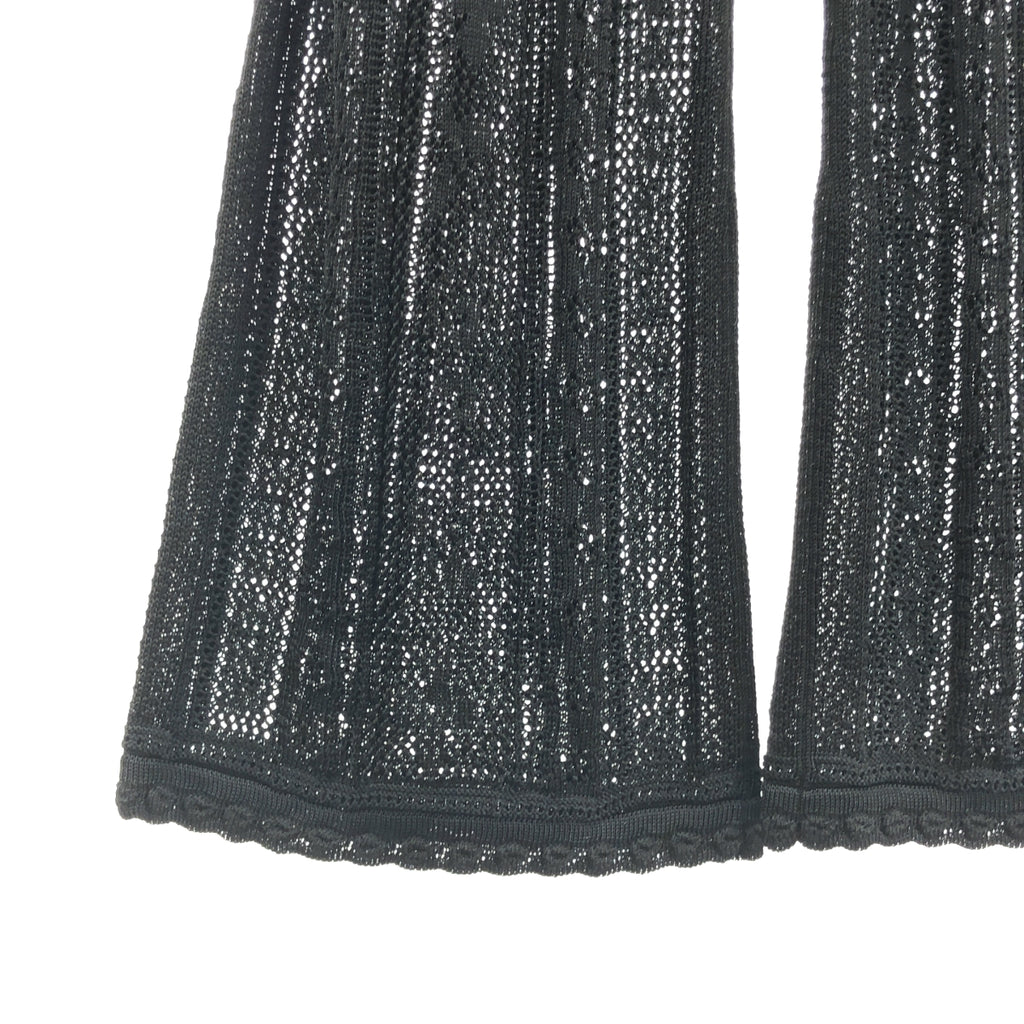 Mame Kurogouchi / マメクロゴウチ | 2021SS | Traditional Curtain Lace Knitted Trousers / ウエストゴム ニット イージー パンツ | 1 | レディース