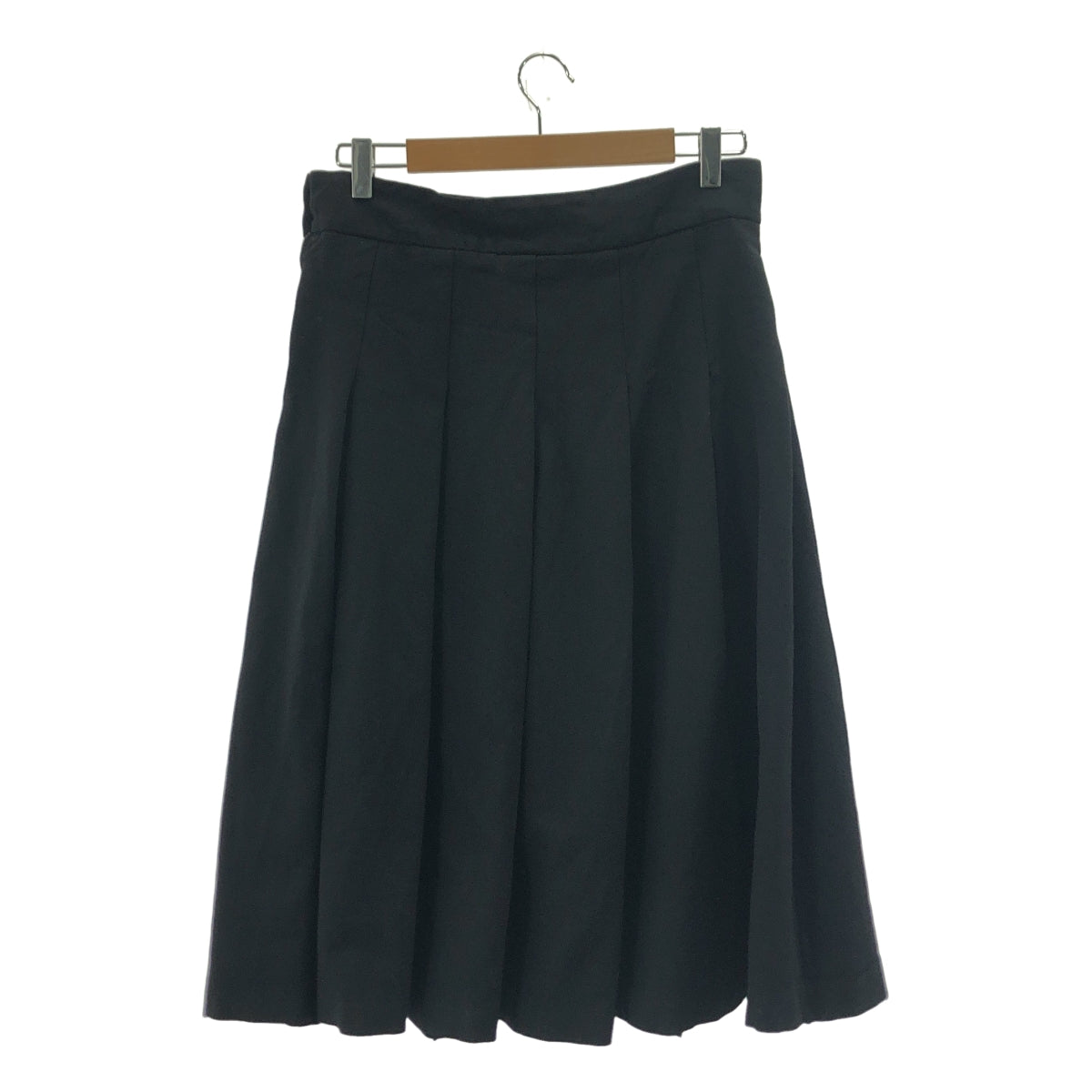COMME des GARCONS COMME des GARCONS / コムコム | AD2013 | 染色加工 ポリエステル タック ロングスカート | S | ブラック | レディース