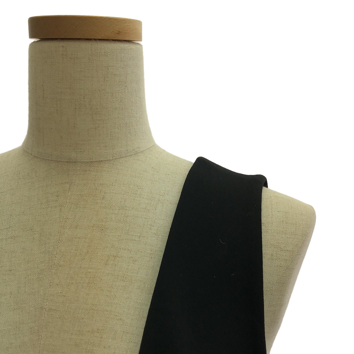 折疊 | V領連體工裝褲和褲子 | 38 |黑色 |女性的