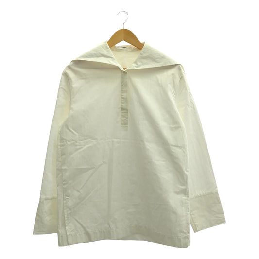 MACHATT | Cotton sailor collar pullover blouse |