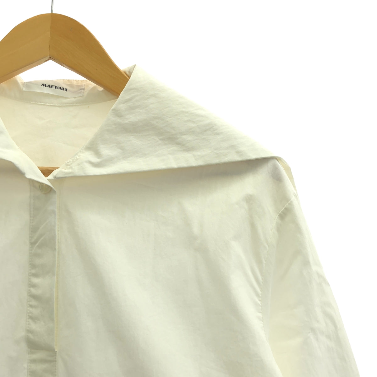 MACHATT | Cotton sailor collar pullover blouse |