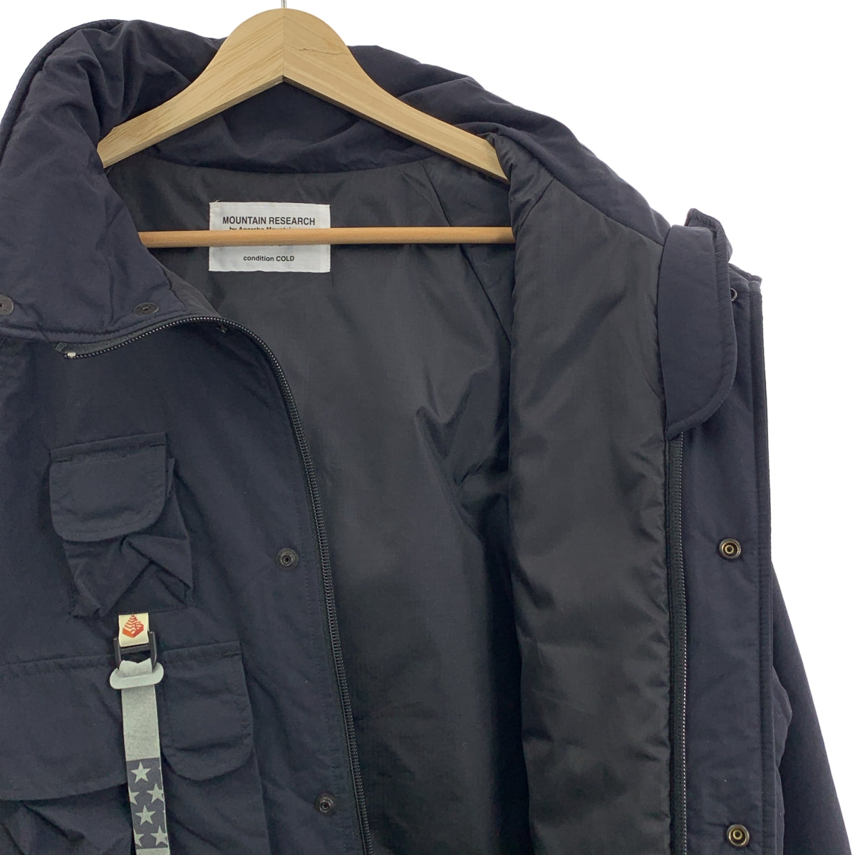 Mountain Research / 마운틴 리서치 | Phishing JKT / 풀 Zip 재킷 블루존 / 착탈식 후드 | M | 남성