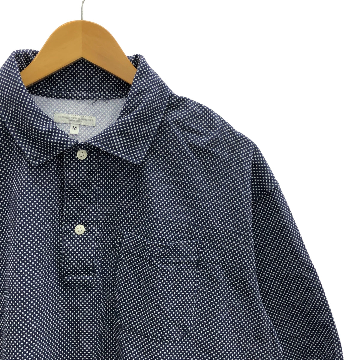 Engineered Garments / エンジニアドガーメンツ | コットン 総柄 ポロシャツ カットソー | M | メンズ