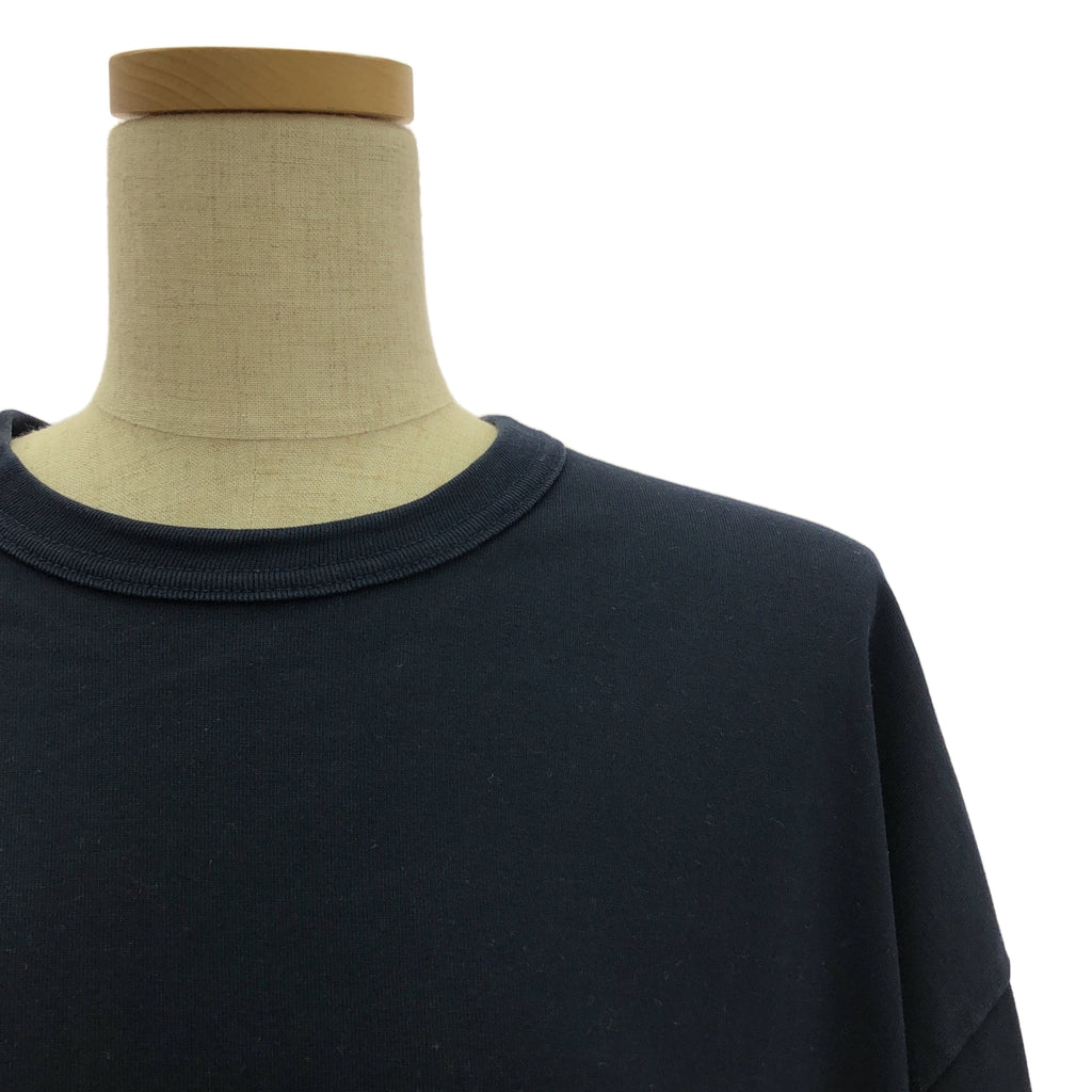 MAISON EUREKA / メゾンエウレカ | GIZA COTTON MAXI L/S コットン マキシワンピース | F | ネイビー | レディース
