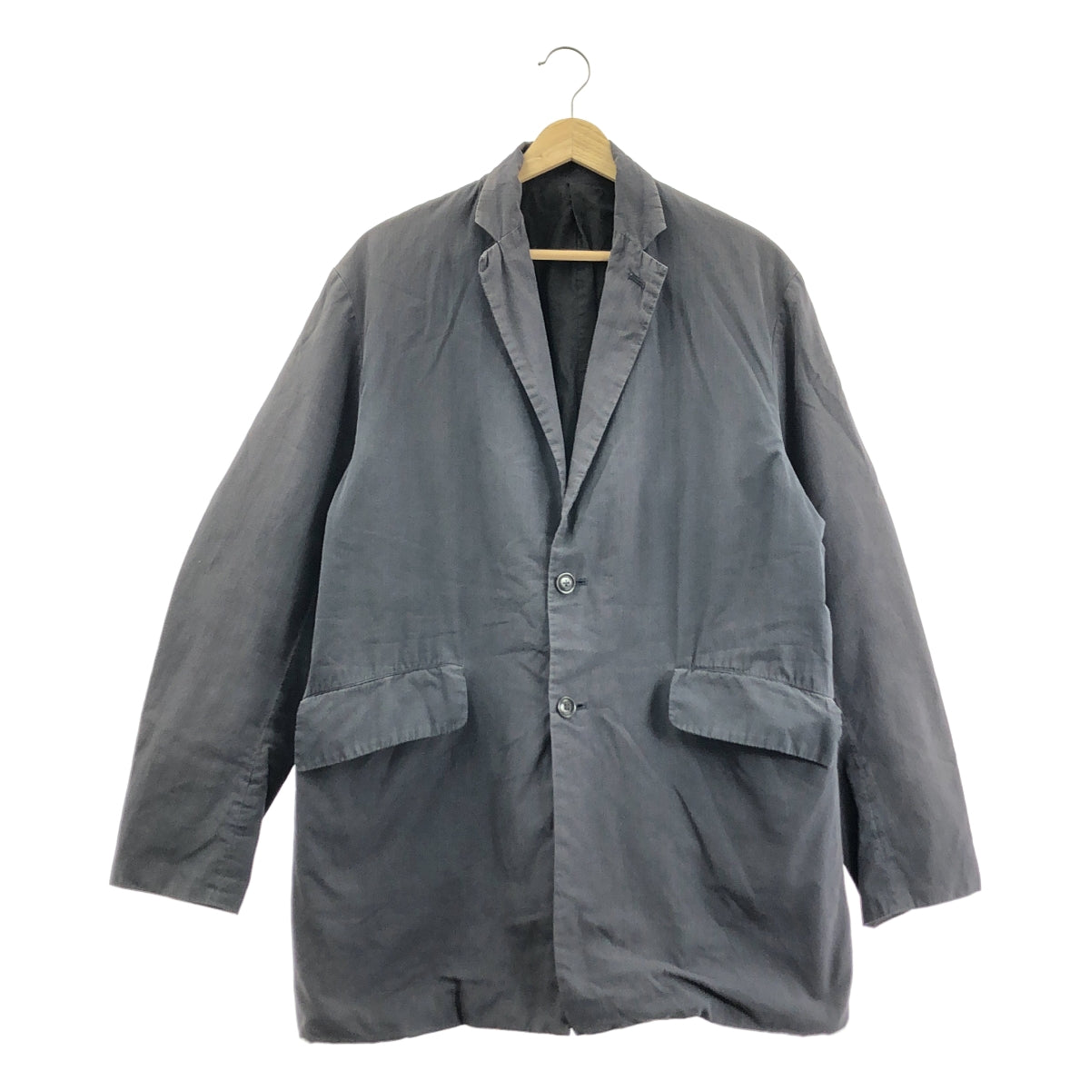 COMOLI | 成衣染色絎縫切斯特大衣 | 1 碼 | 男士