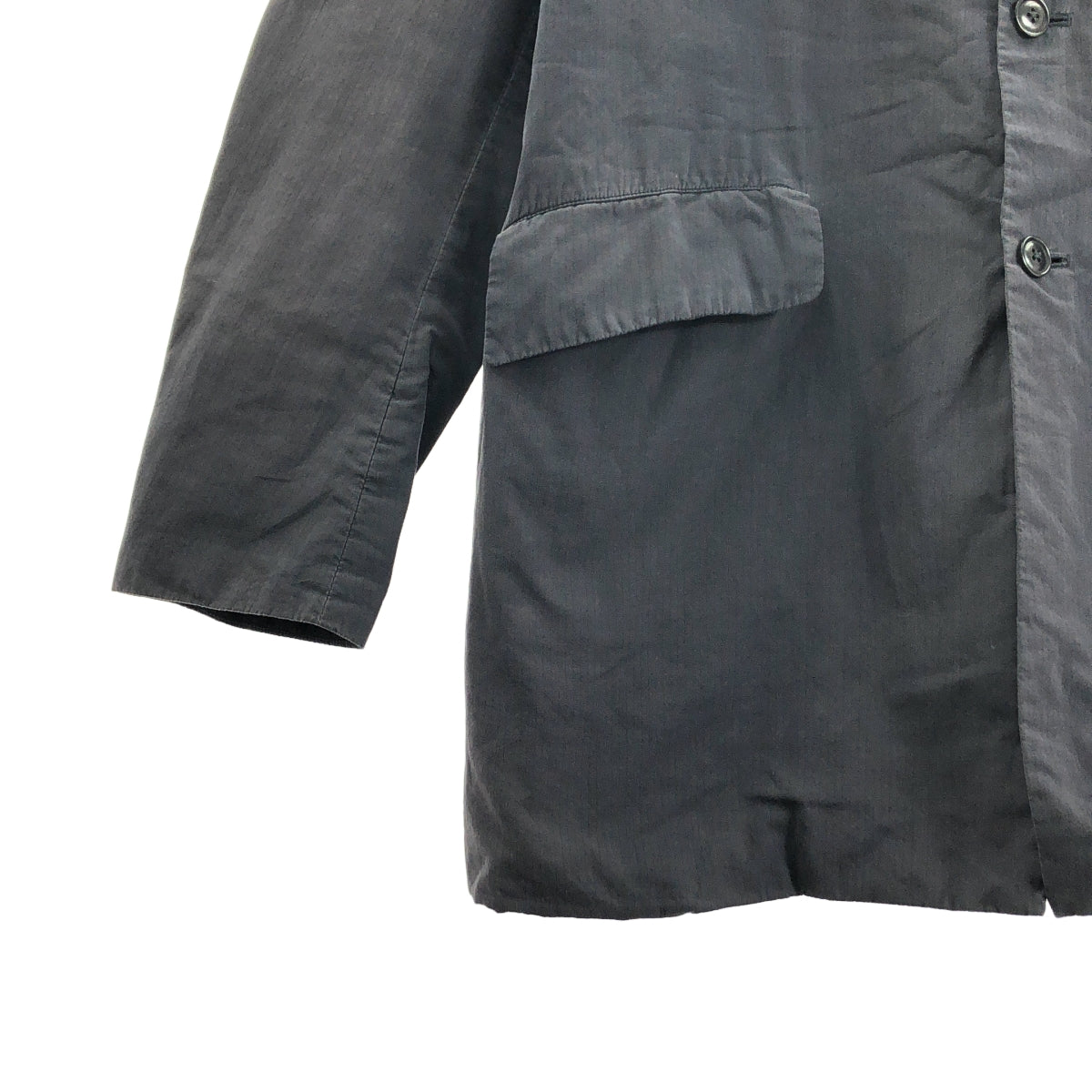 COMOLI | 成衣染色絎縫切斯特大衣 | 1 碼 | 男士