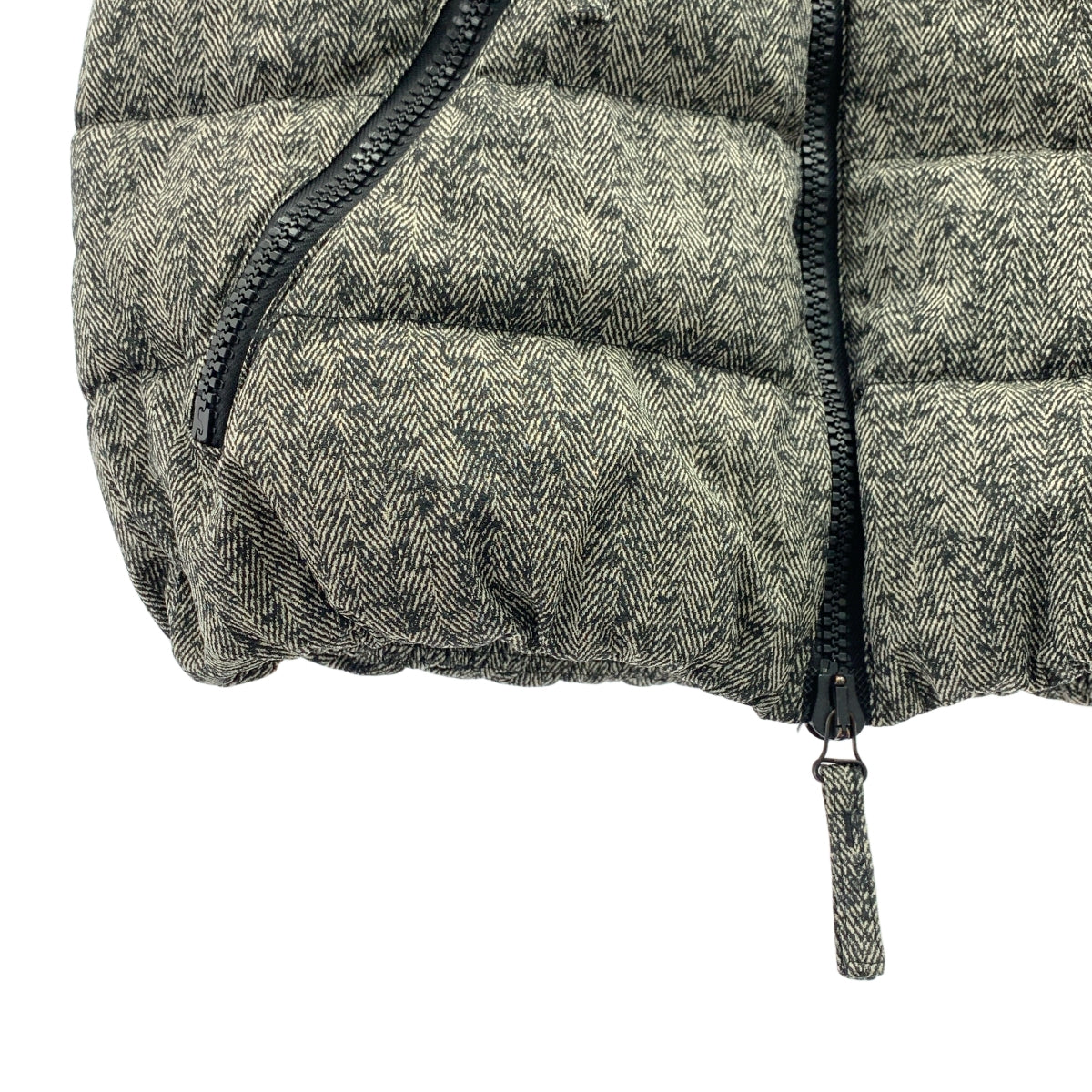 DUVETICA | ARISTEO / 全印花羽絨連帽背心 | 48 碼 |