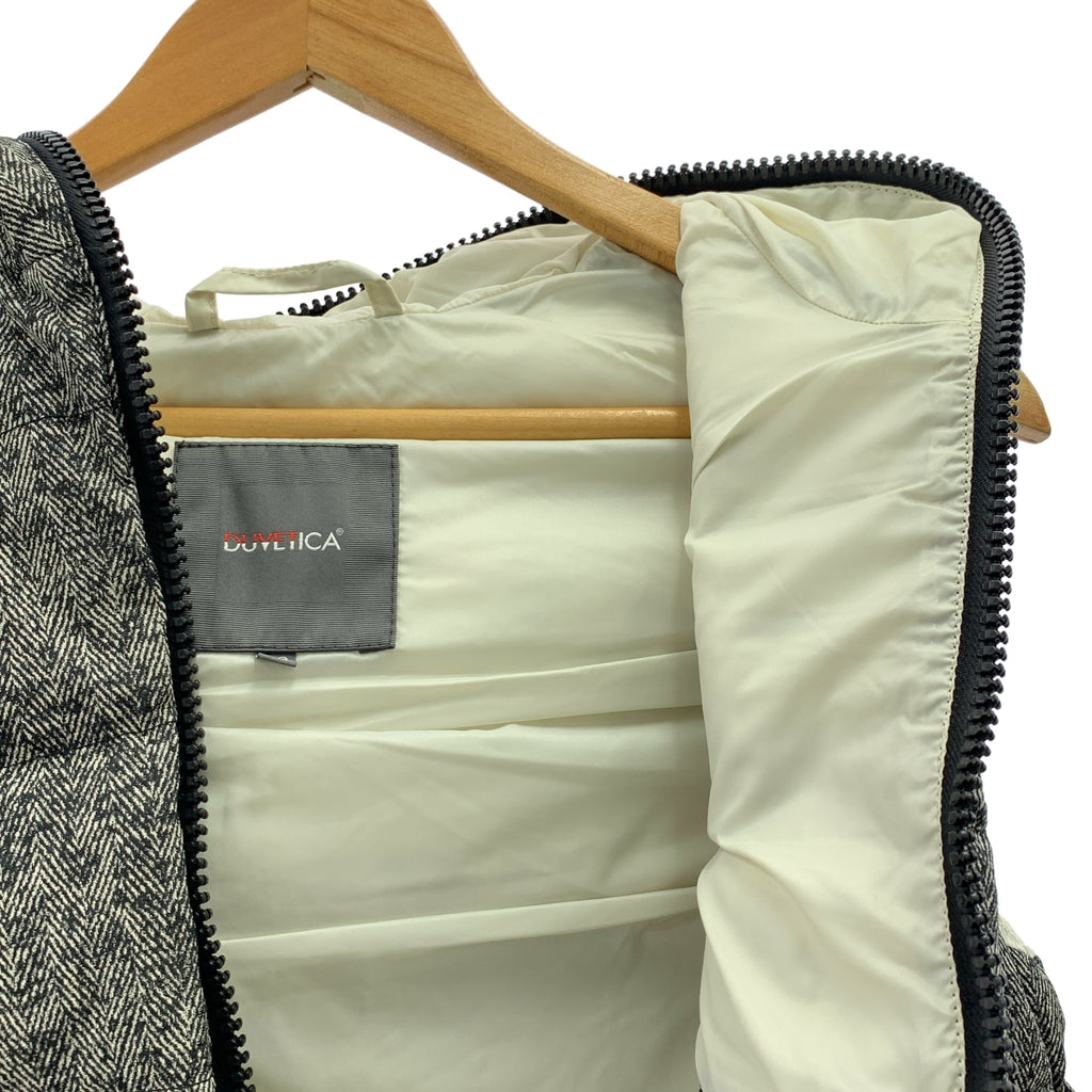 DUVETICA | ARISTEO / 全印花羽絨連帽背心 | 48 碼 |