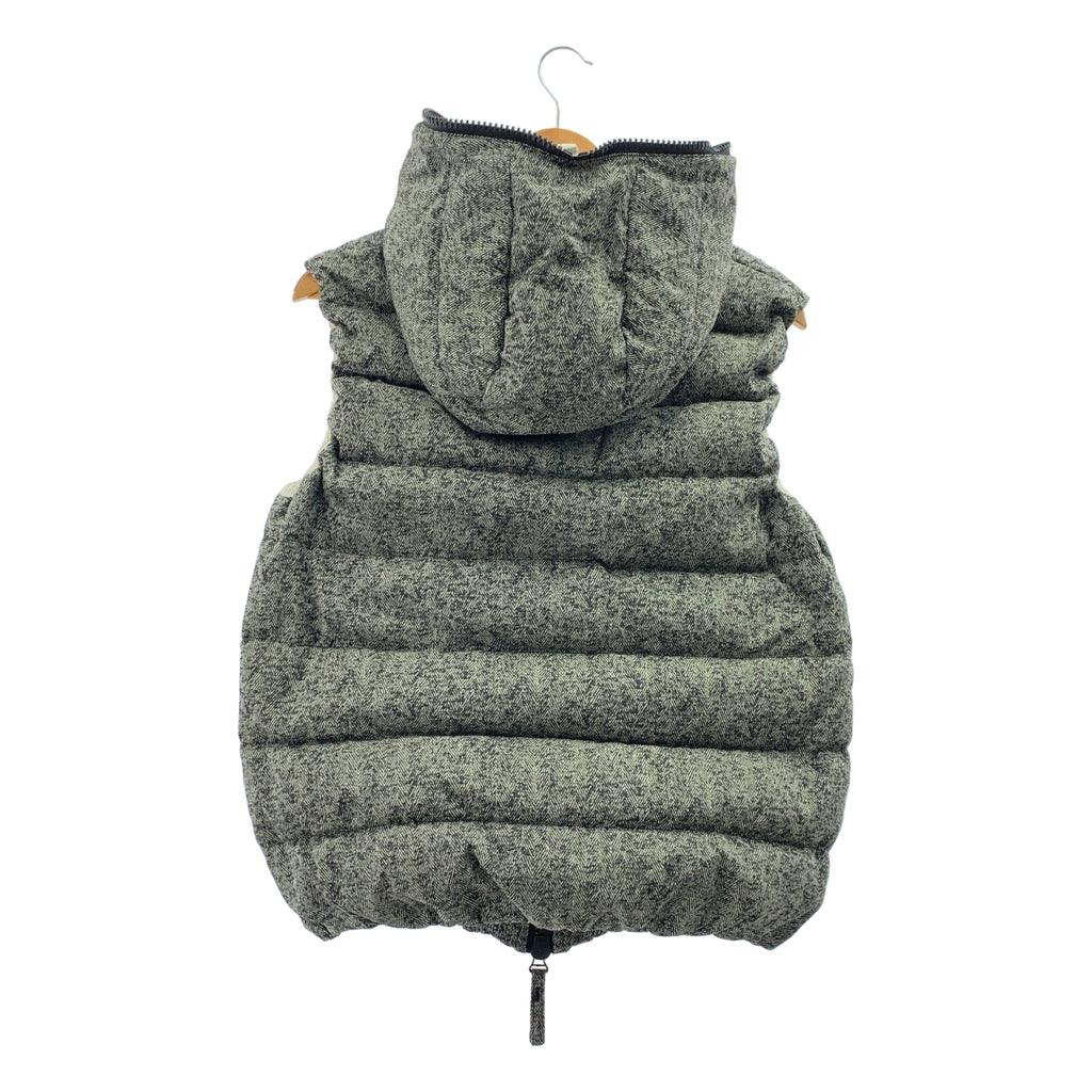 DUVETICA | ARISTEO / 全印花羽絨連帽背心 | 48 碼 |