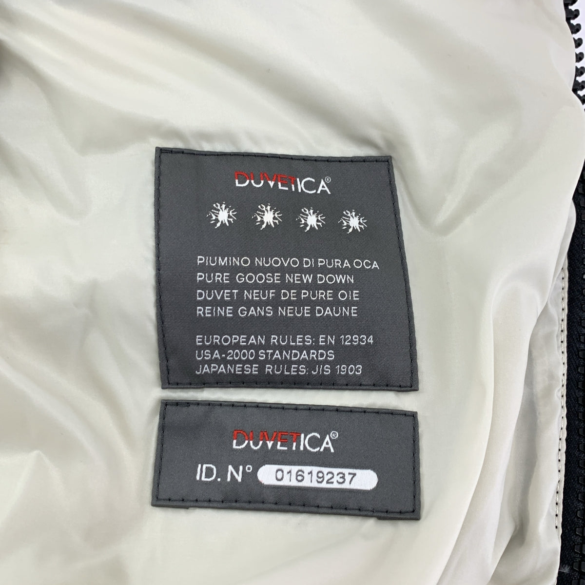 DUVETICA | ARISTEO / 全印花羽絨連帽背心 | 48 碼 |