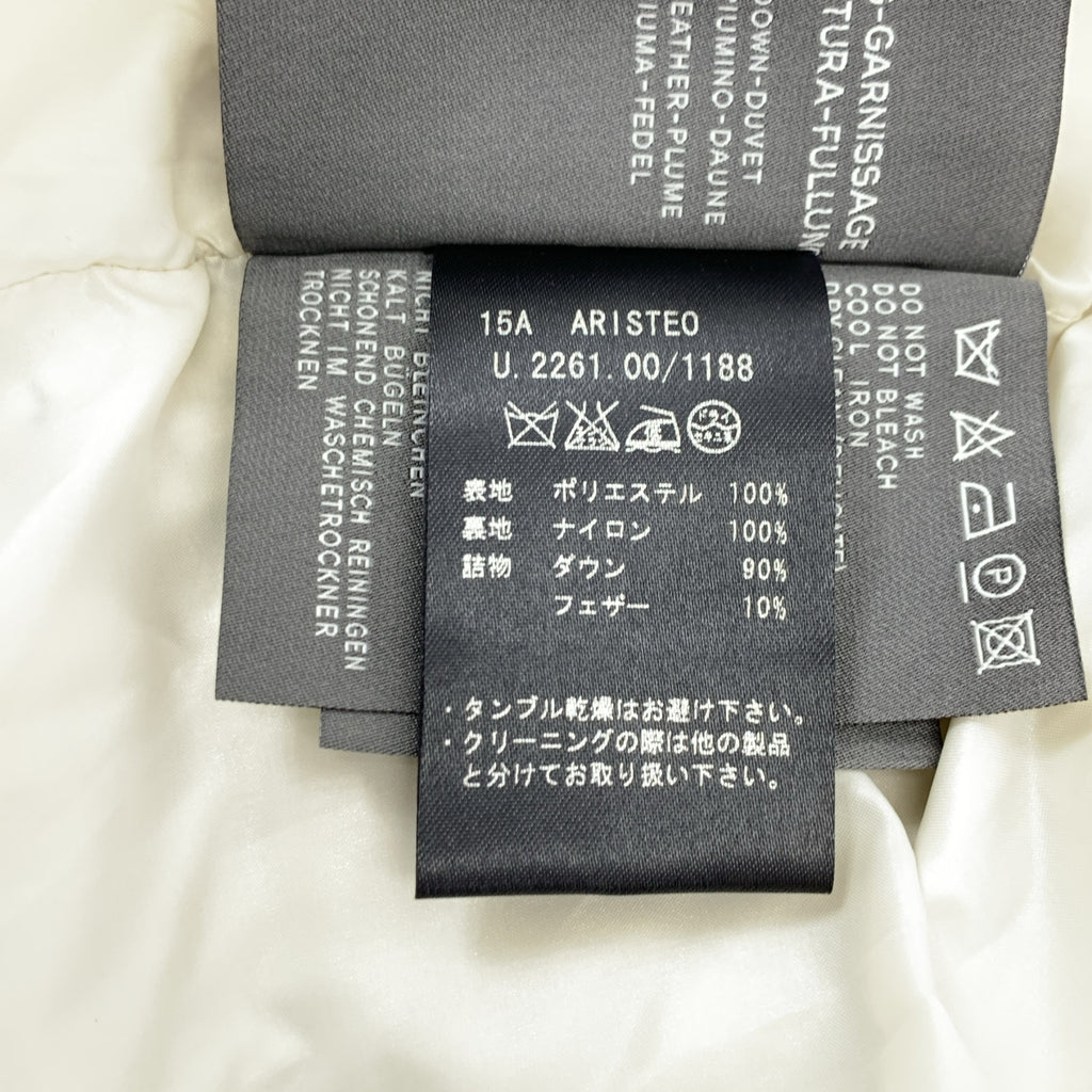 DUVETICA | ARISTEO / 全印花羽絨連帽背心 | 48 碼 |