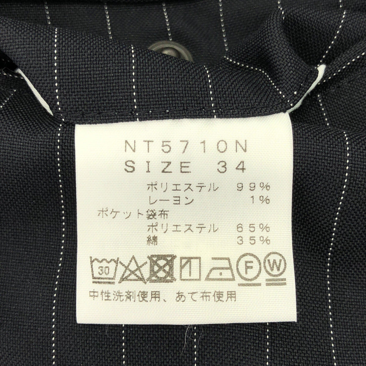 THE NORTH FACE PURPLE LABEL | 聚酯熱帶條紋野戰褲 / NT5710N 條紋野戰褲 | 尺寸 34 | 男款