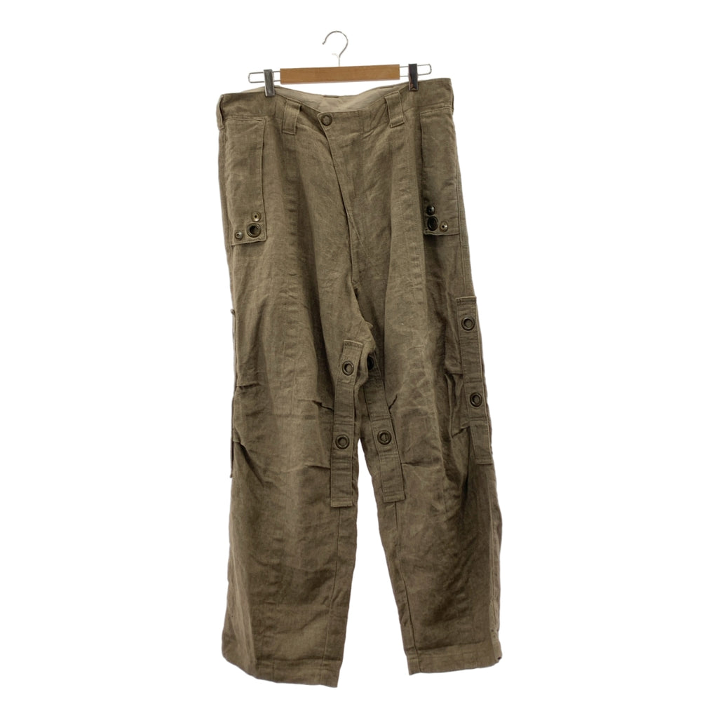 Y's 男裝 / Y's 男裝 Yohji Yamamoto | 2007春夏 | 亞麻破洞闊腿褲 | 2碼 | 男裝