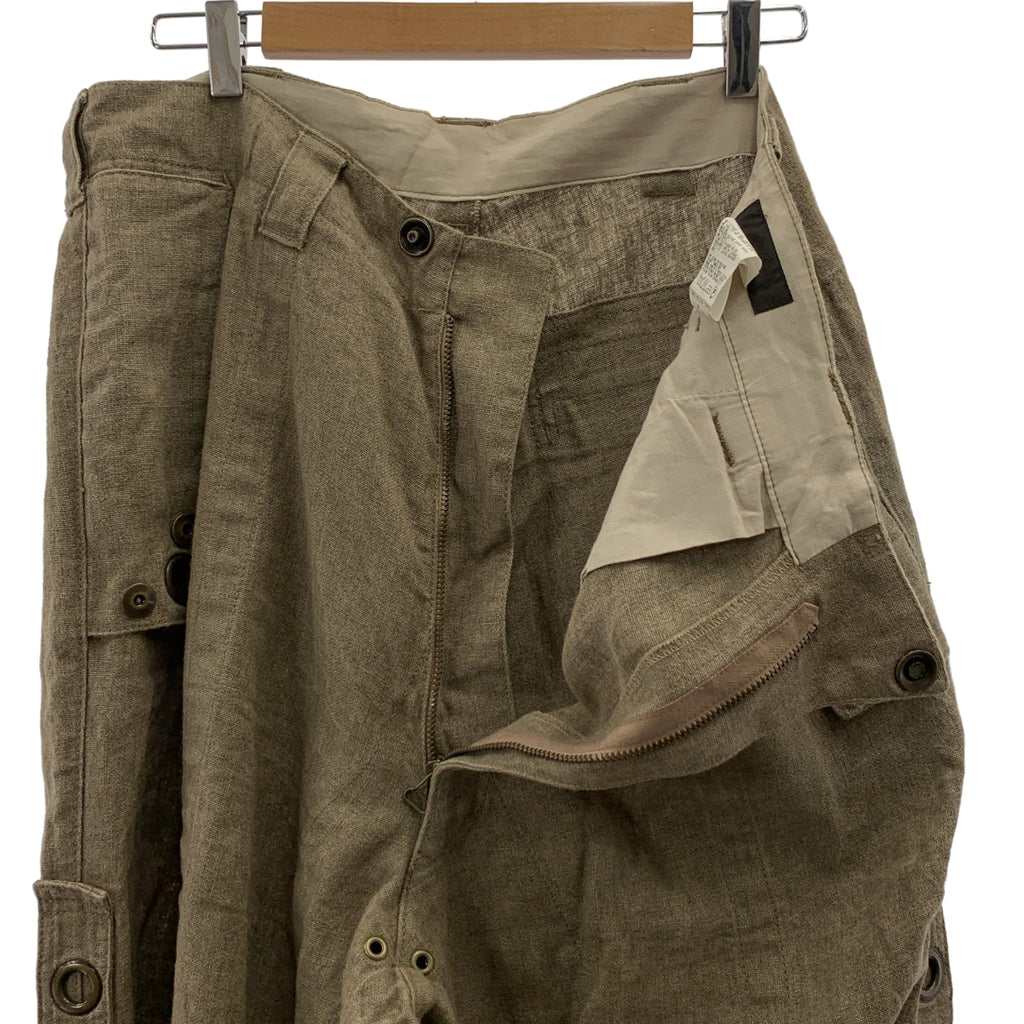 Y's 男裝 / Y's 男裝 Yohji Yamamoto | 2007春夏 | 亞麻破洞闊腿褲 | 2碼 | 男裝