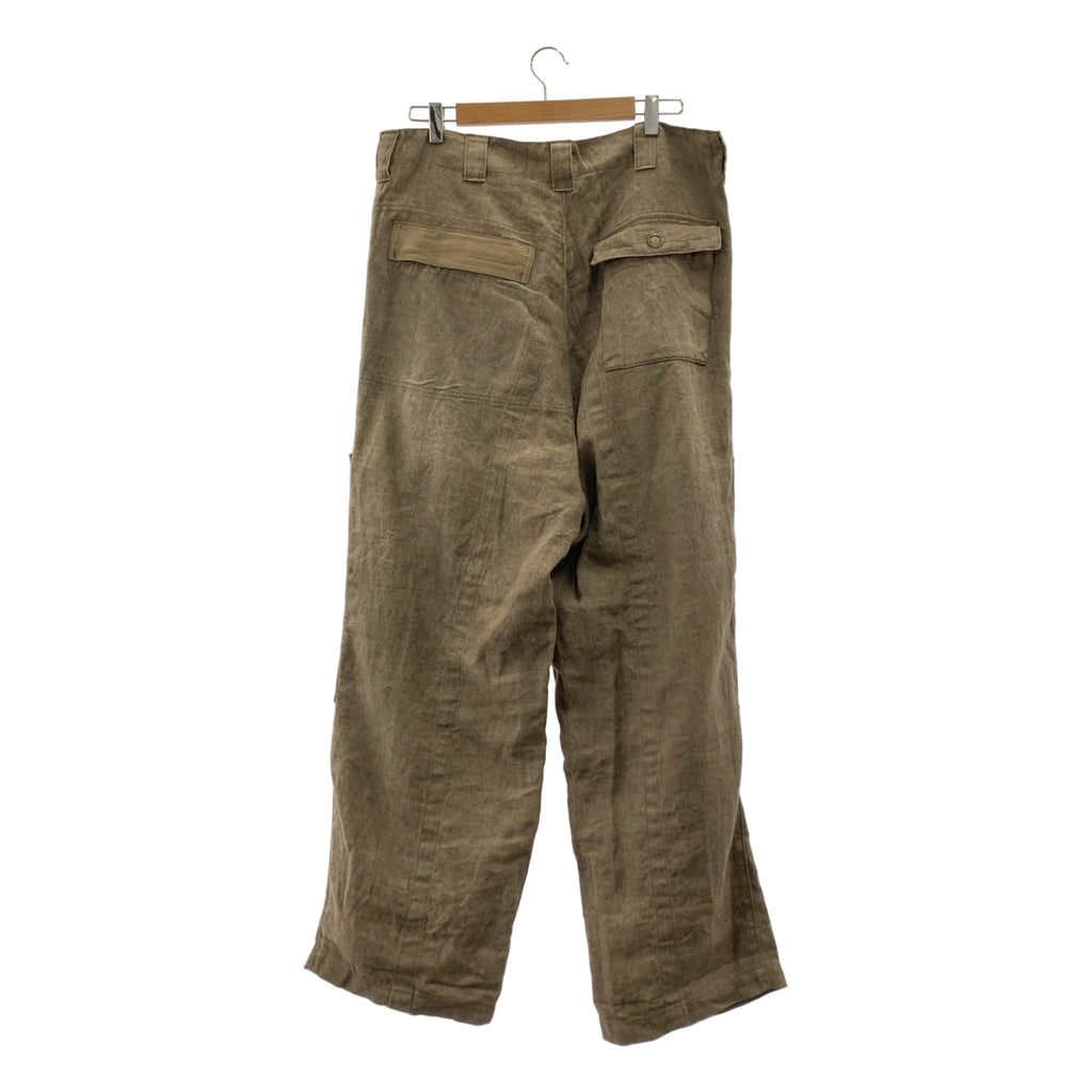 Y's 男裝 / Y's 男裝 Yohji Yamamoto | 2007春夏 | 亞麻破洞闊腿褲 | 2碼 | 男裝