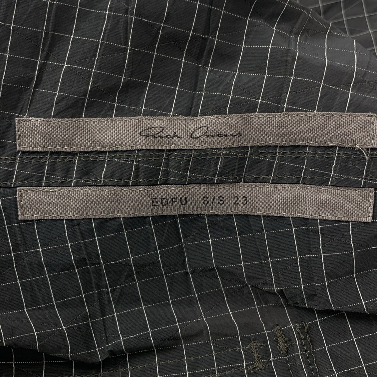 [新品] Rick Owens | 2023 春夏系列 | EDFU Mastodon 工裝褲 | 48 碼 | 灰色 | 男款