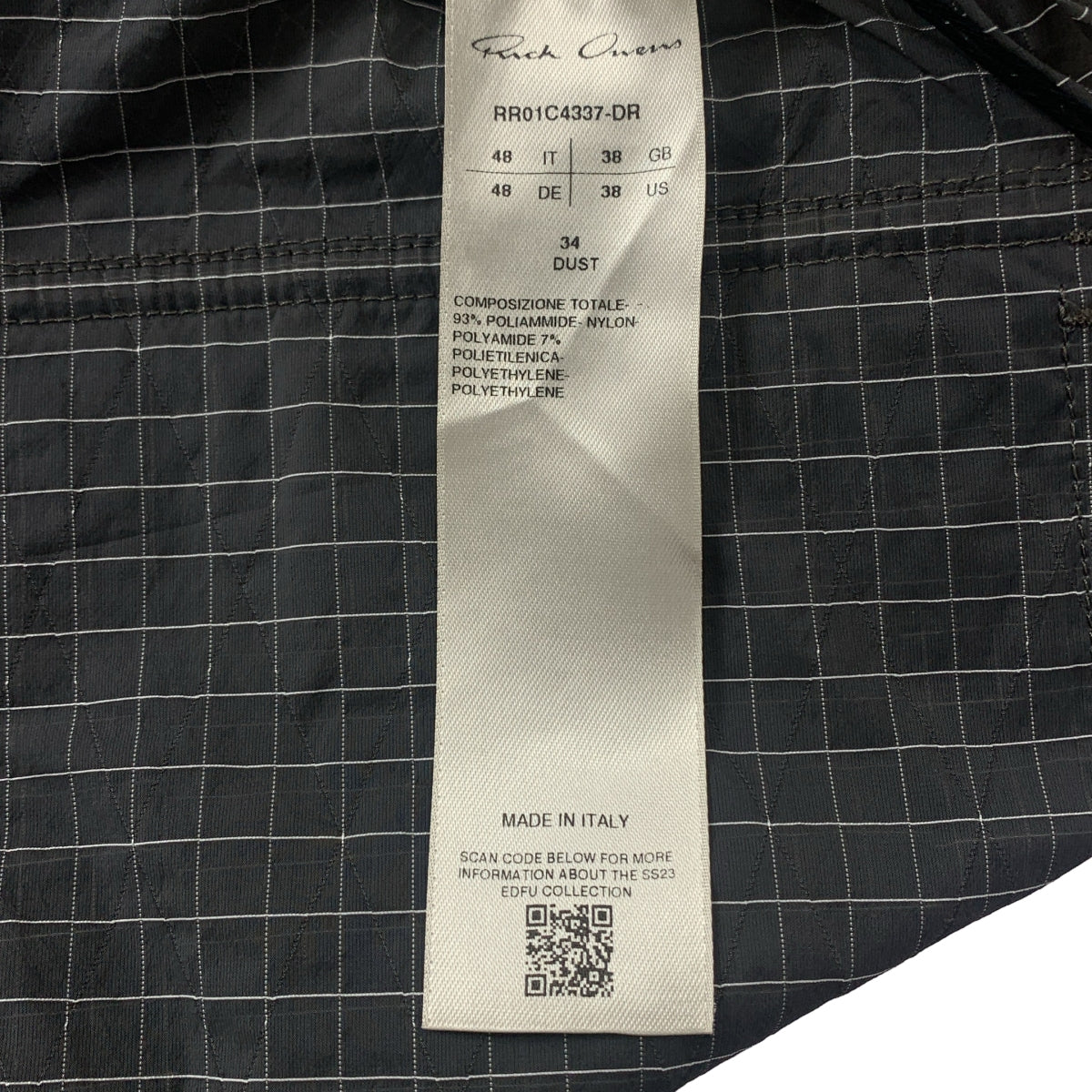 【新品】  Rick Owens / リックオウエンス | 2023SS | EDFU Mastodon Cargo Pants マストドン カーゴパンツ | 48 | グレー | メンズ