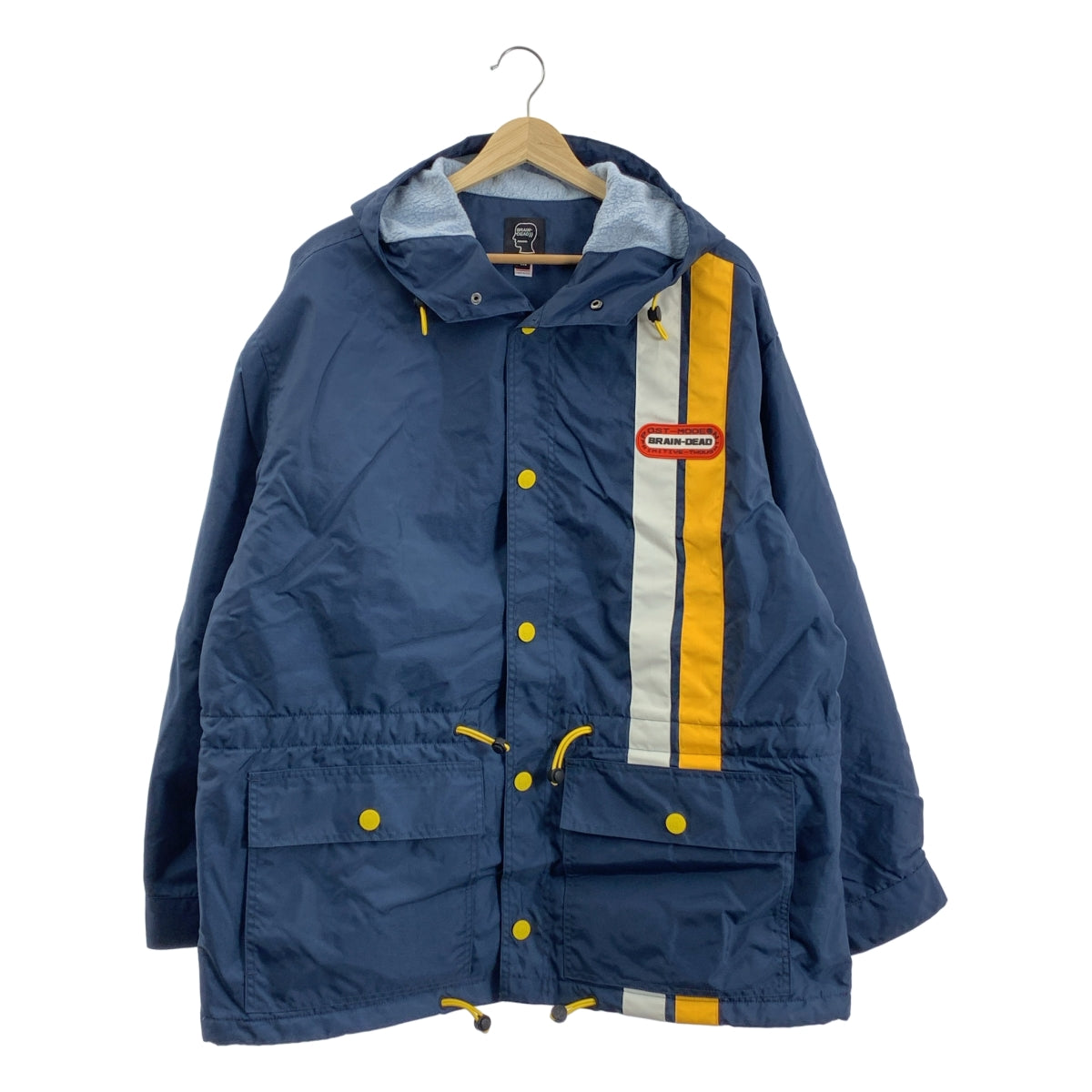 BRAIN DEAD / 브레인 데드 | Hooded Racing Jacket 후드 레이싱 재킷 | M | 남성