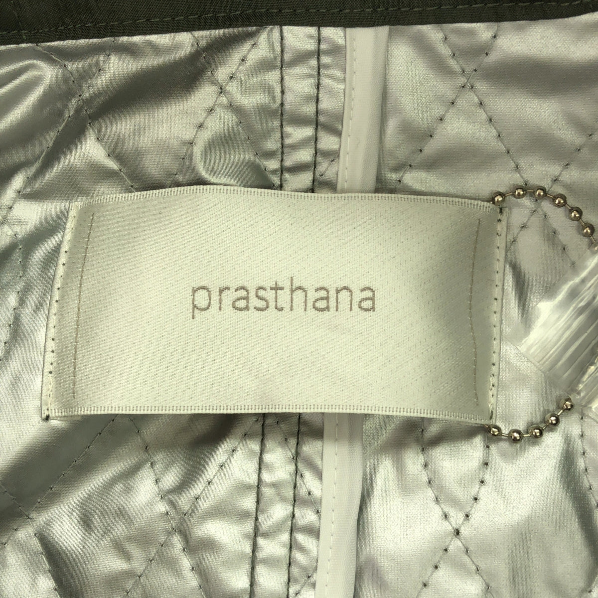 【신품】 prasthana / 프라스타나 | quilting field coat | M | 카키 | 남성