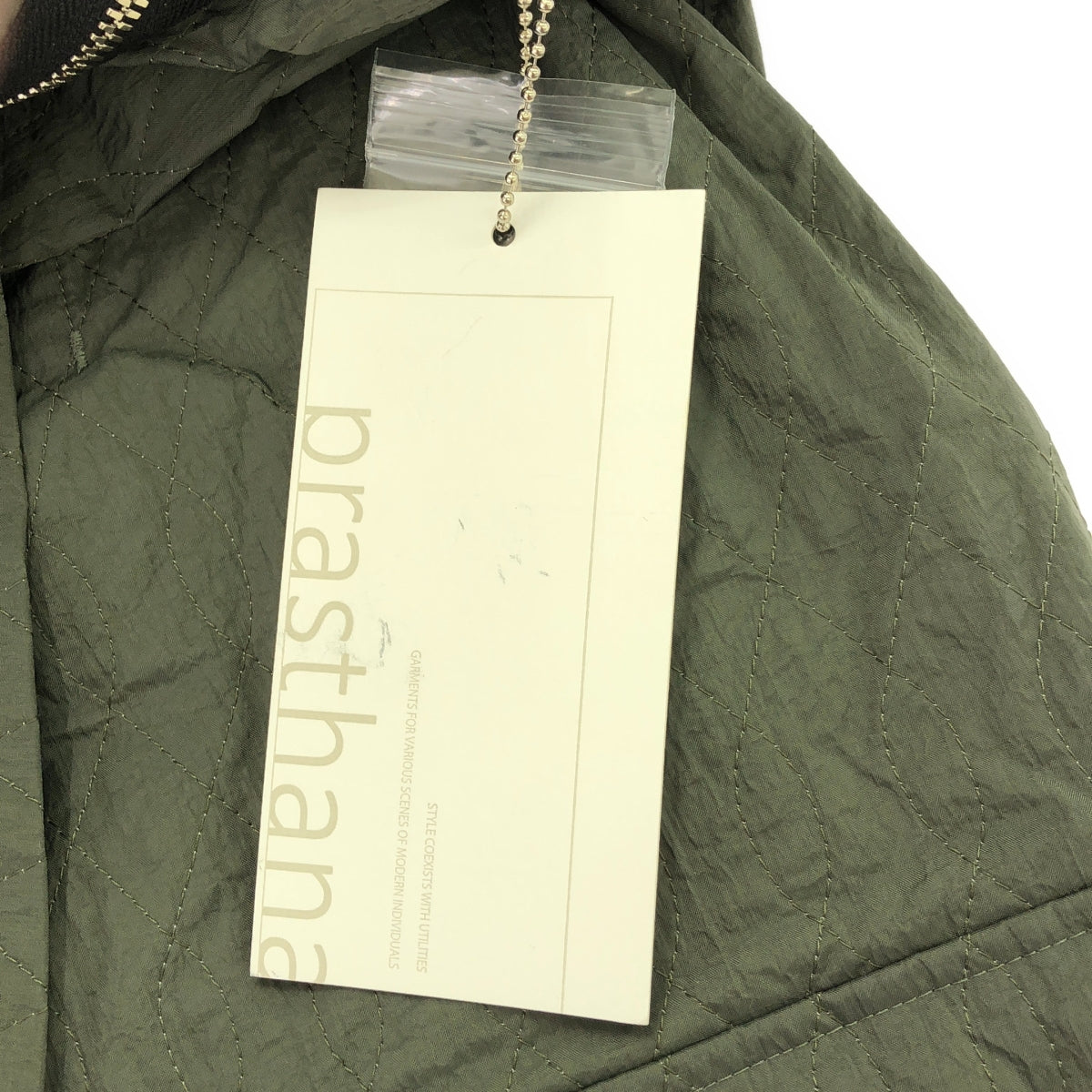 [New] prasthana / Prasthana | quilting field coat | M | Khaki | Men's