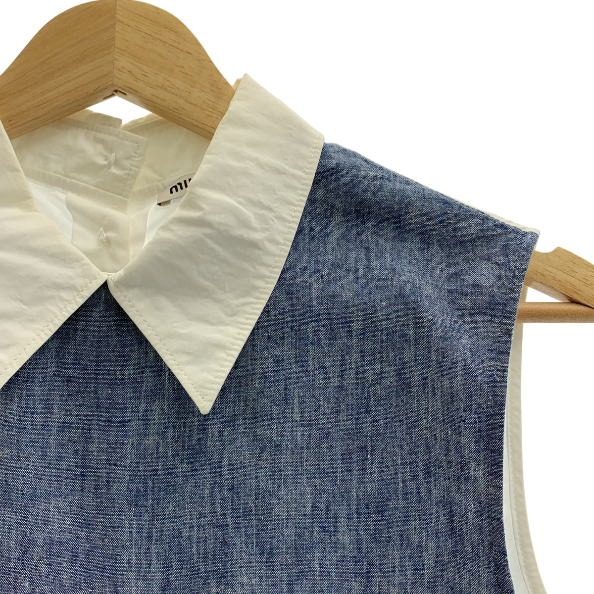 miu miu / ミュウミュウ | セットアップ / ノースリーブシャツ / ギャザースカート | 38 | レディース