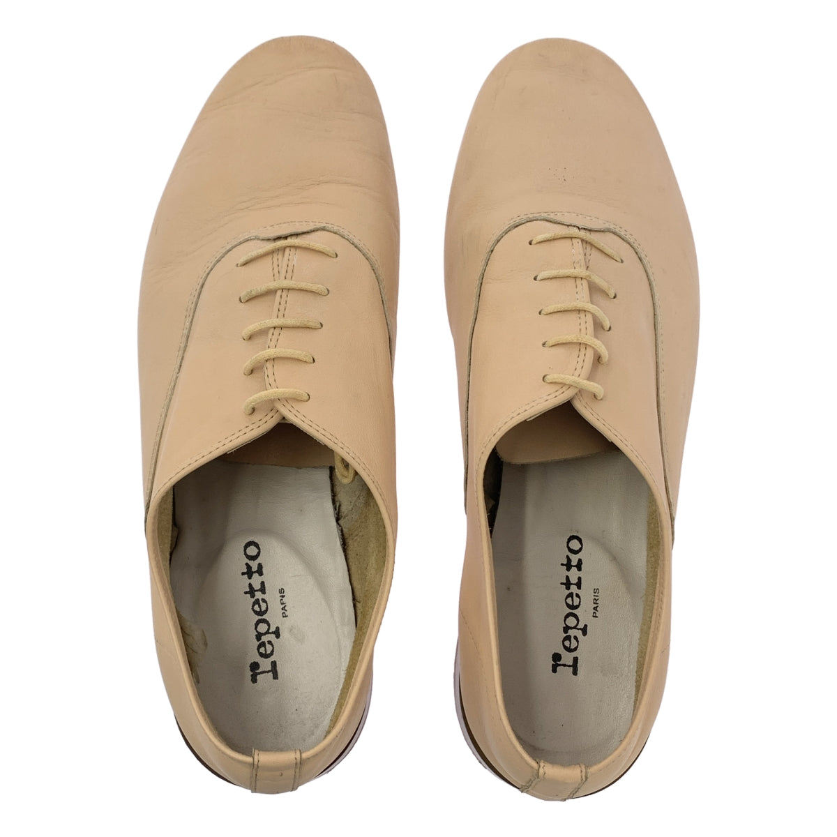 repetto / レペット | ZIZI ジジ / レザー フラットシューズ | 44 | ベージュ | メンズ