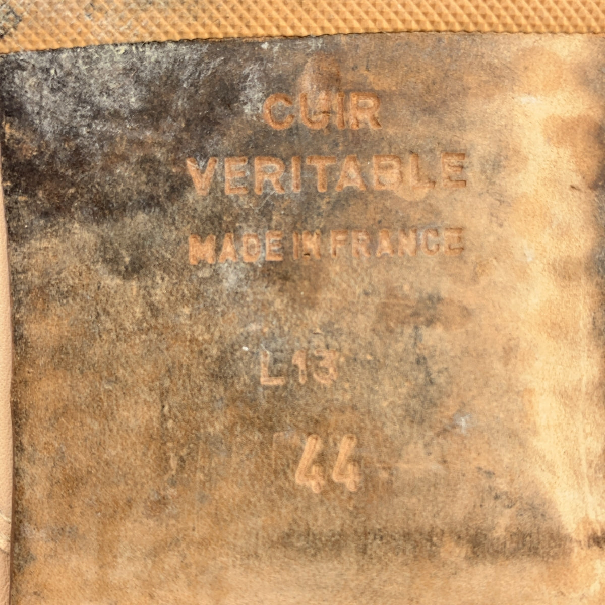 repetto / レペット | ZIZI ジジ / レザー フラットシューズ | 44 | ベージュ | メンズ