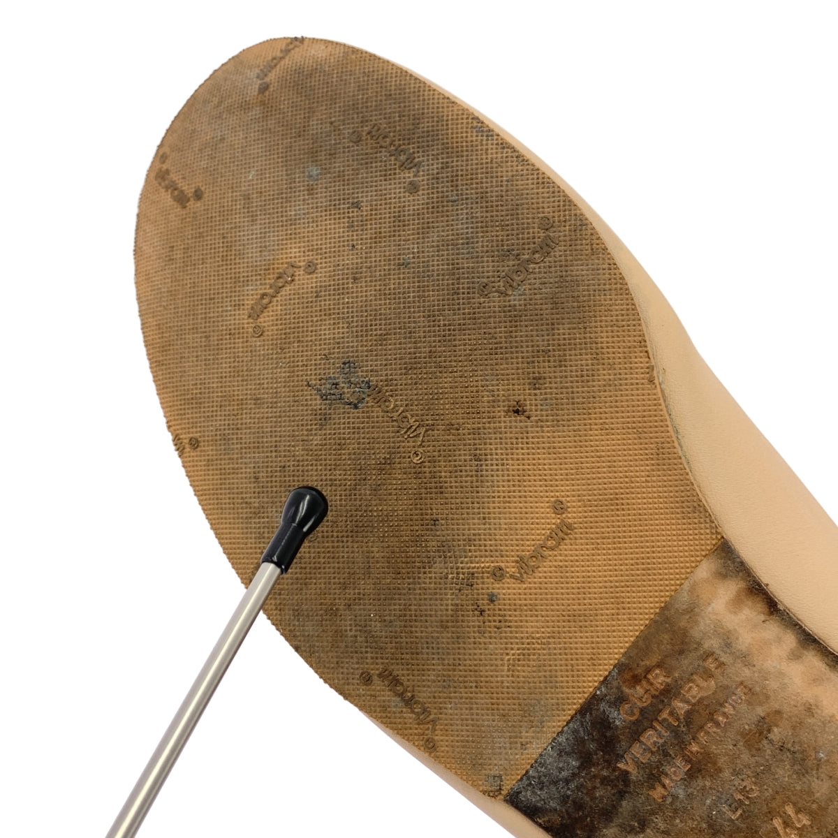 repetto / レペット | ZIZI ジジ / レザー フラットシューズ | 44 | ベージュ | メンズ