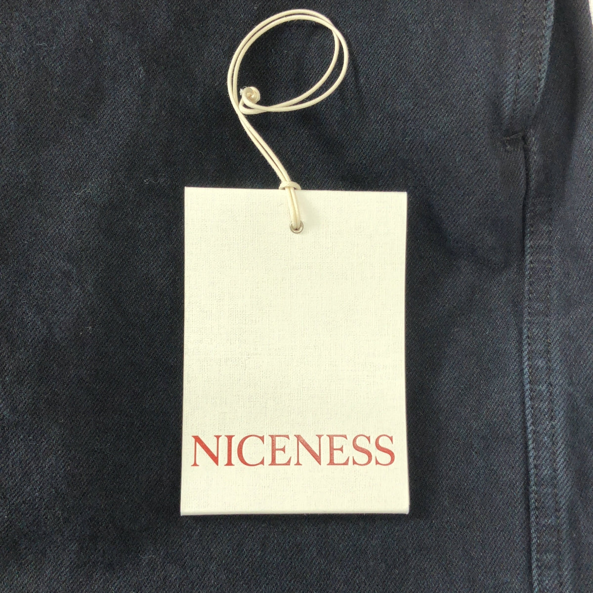 NICENESS / ナイスネス | 2025AW | D.VEDDER / オーバーダイデニムチョアコート | M | メンズ