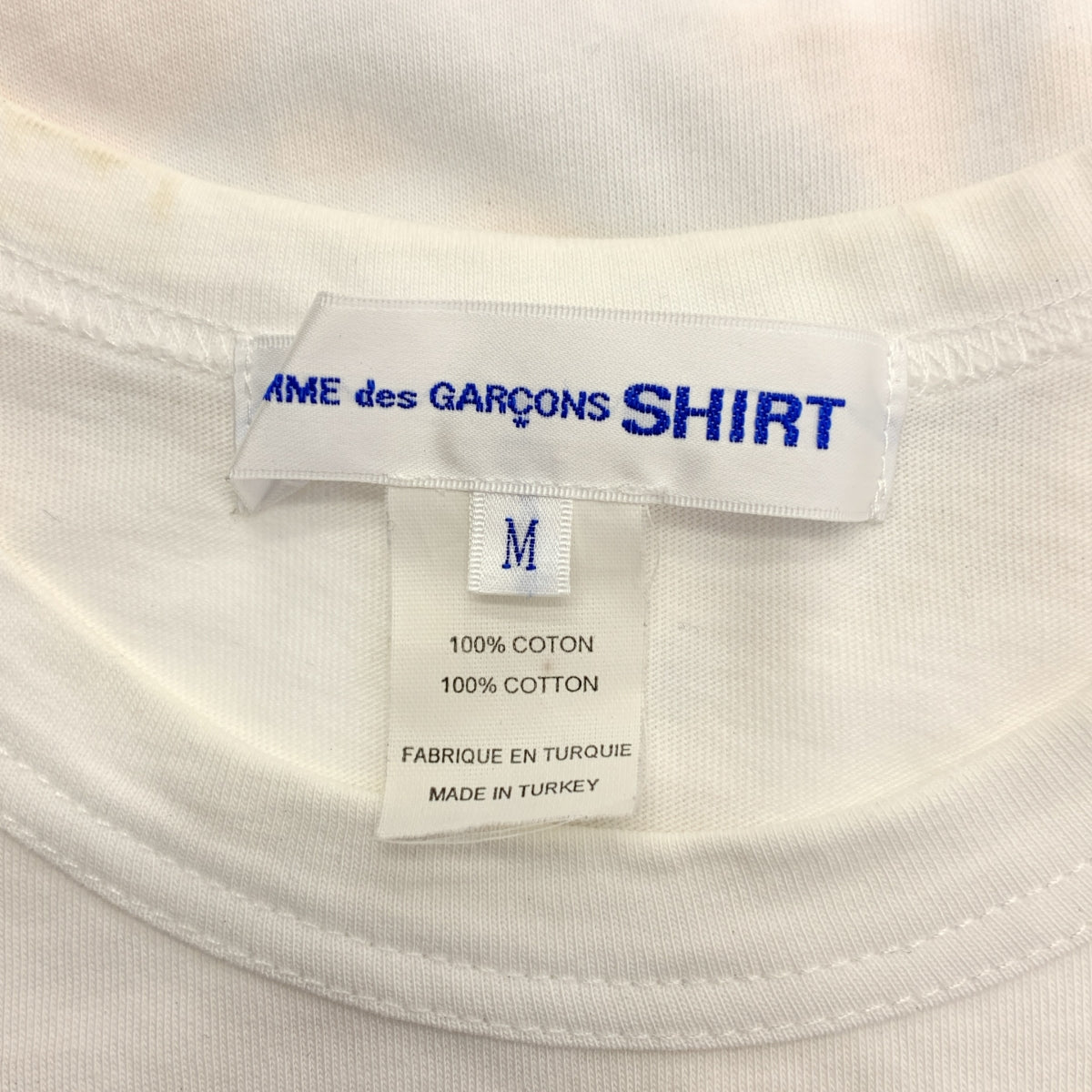 COMME des GARÇONS 襯衫 | 2019春夏 | 純棉鏤空圖案T卹 | M碼 |