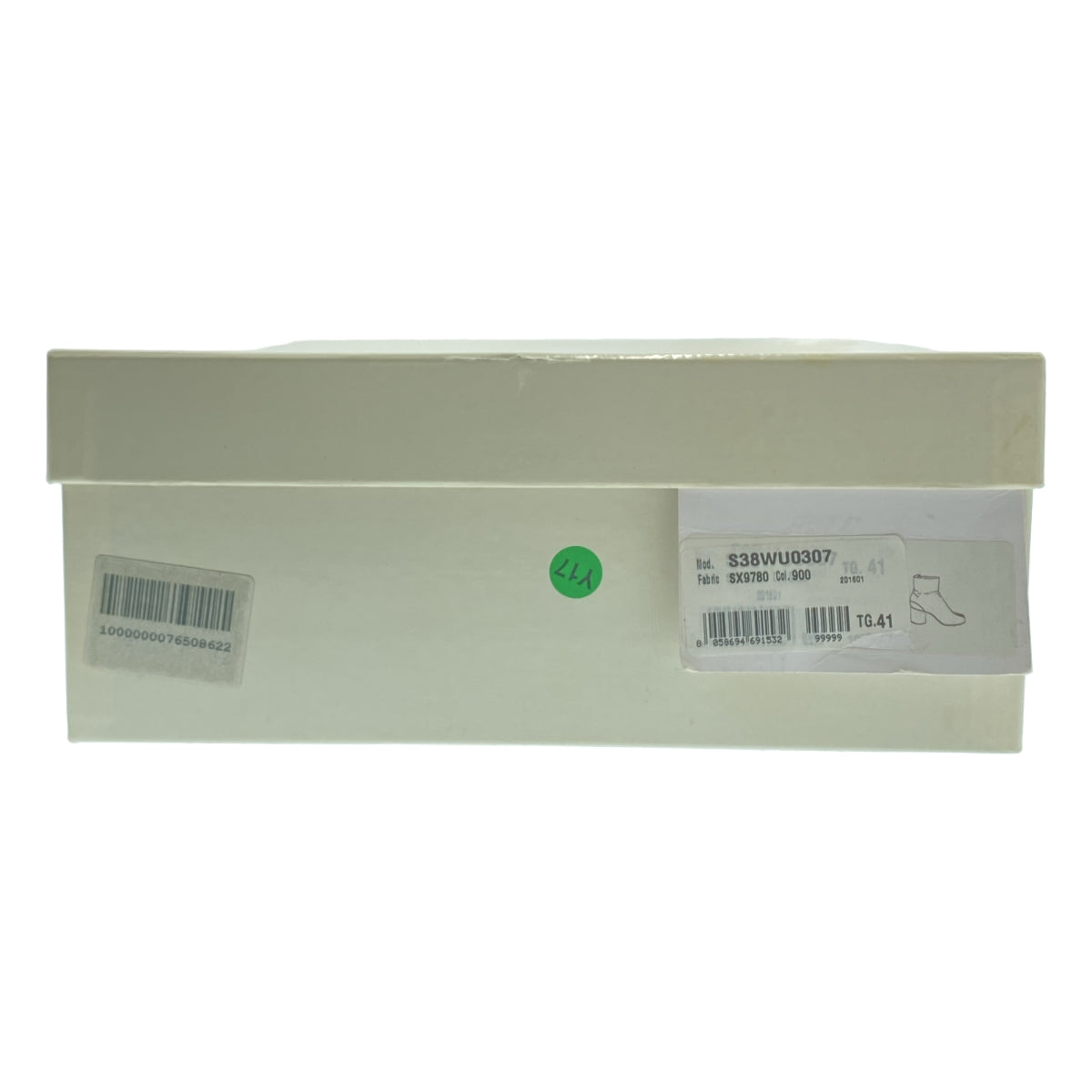 Maison Margiela / メゾンマルジェラ | 2016SS | TABI ラメクリア ヒール 足袋 レザー ブーツ | 41 | レディース